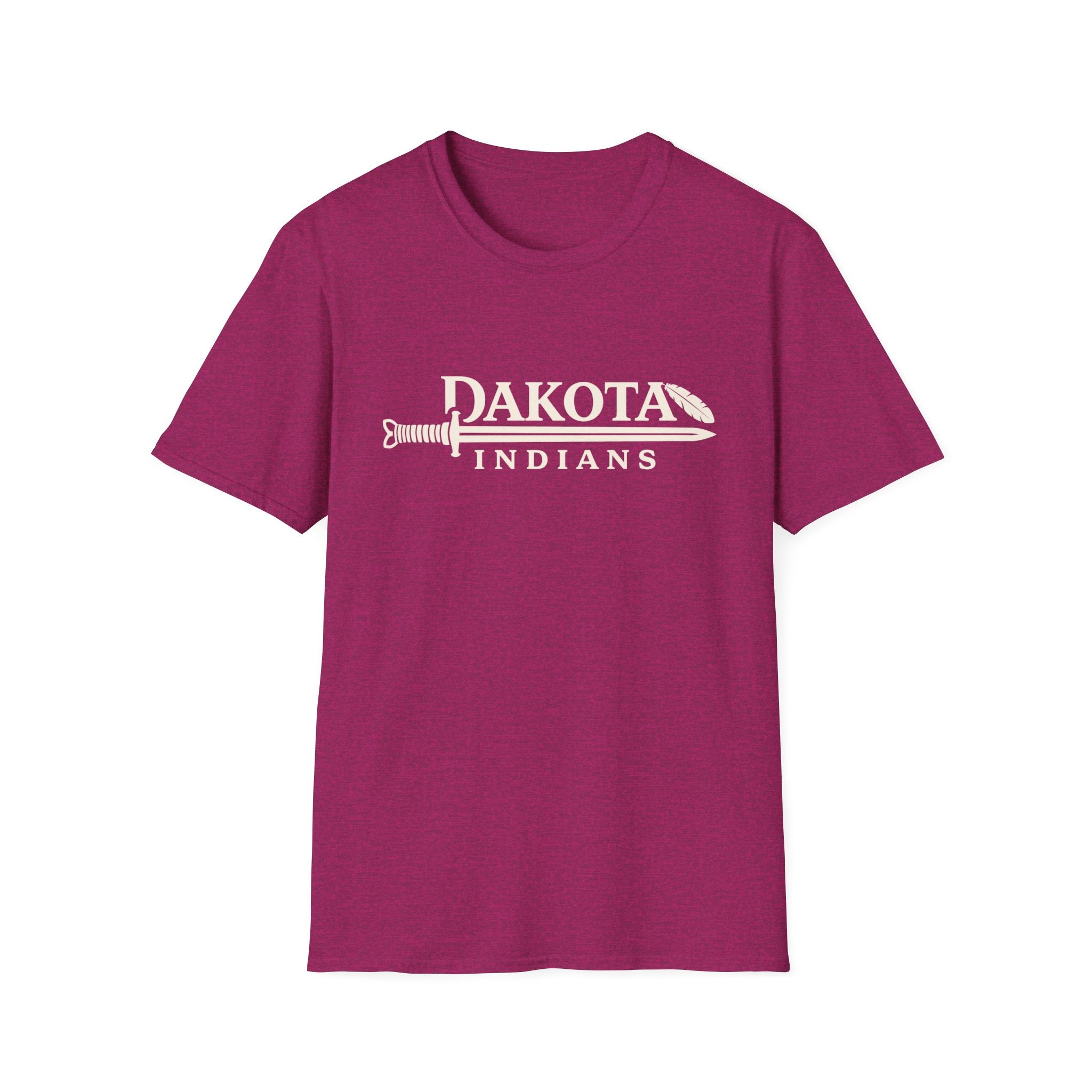 Dakota Indians T‑Shirt — Retro Spear Logo School Spirit Tee