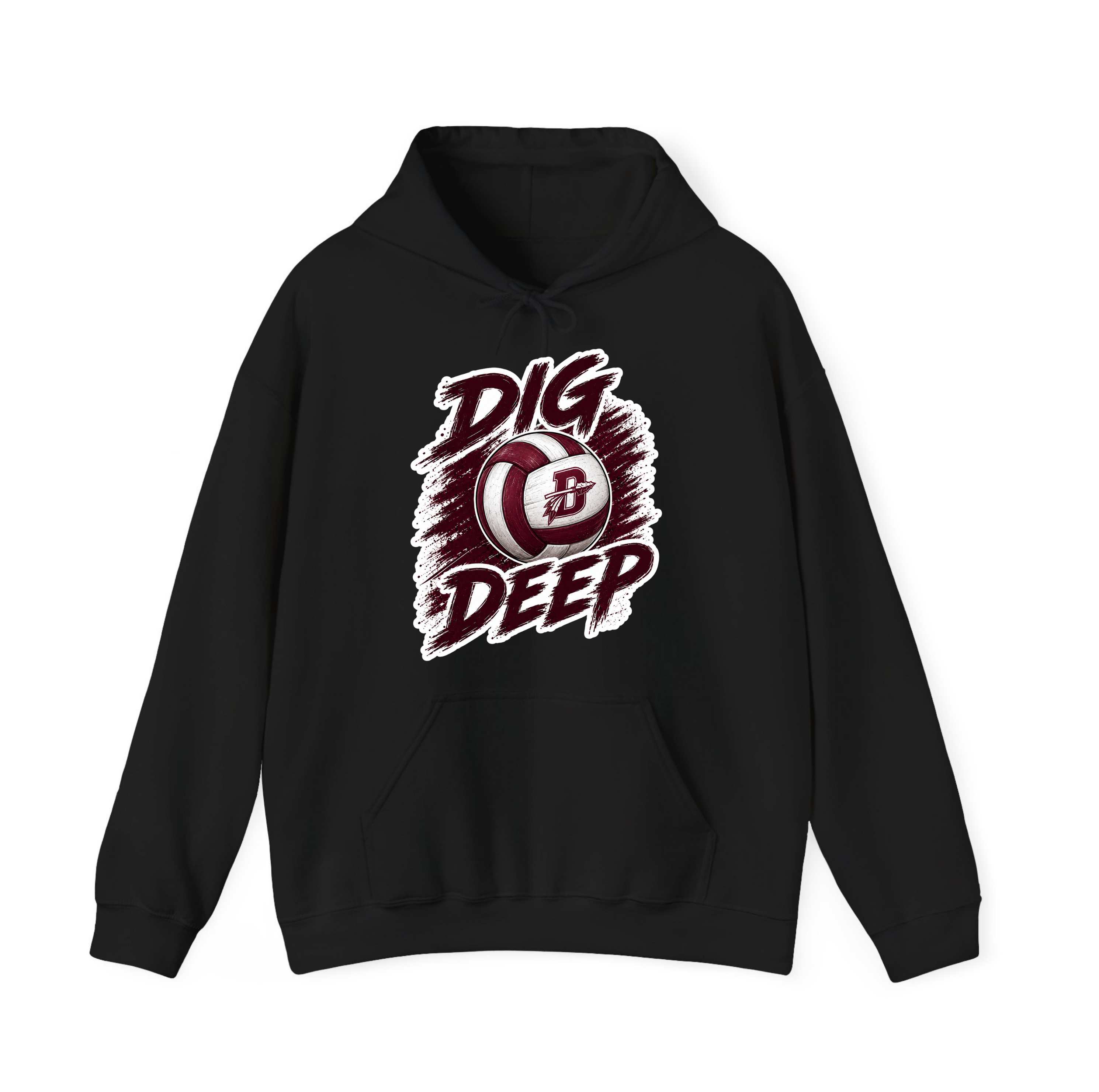 Youth Dakota Volleyball Dig Deep Spirit Wear | T-Shirt, Crewneck & Hoodie