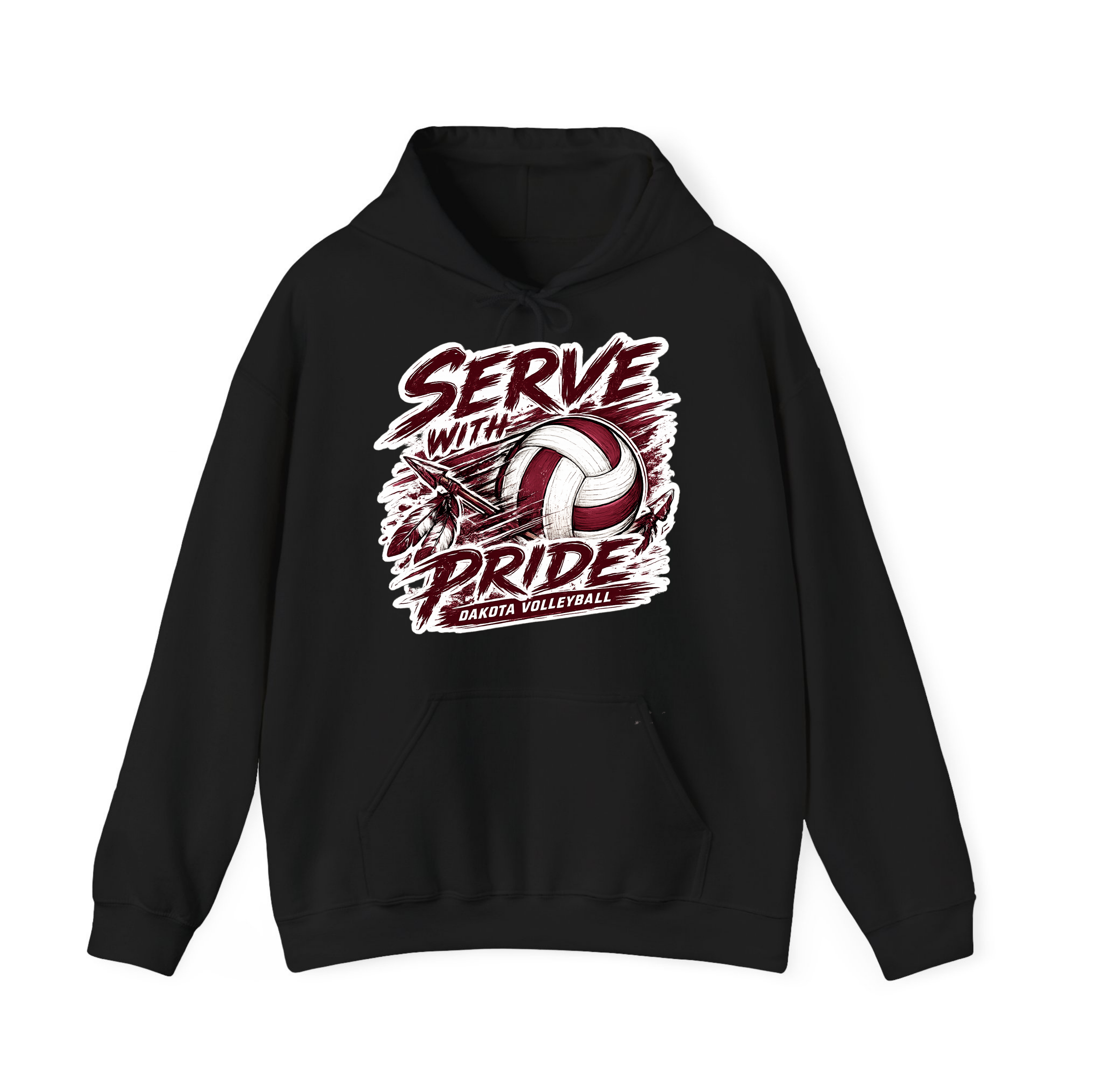 Youth Dakota Volleyball Serve With Pride Spirit Wear | T-Shirt, Crewneck & Hoodie