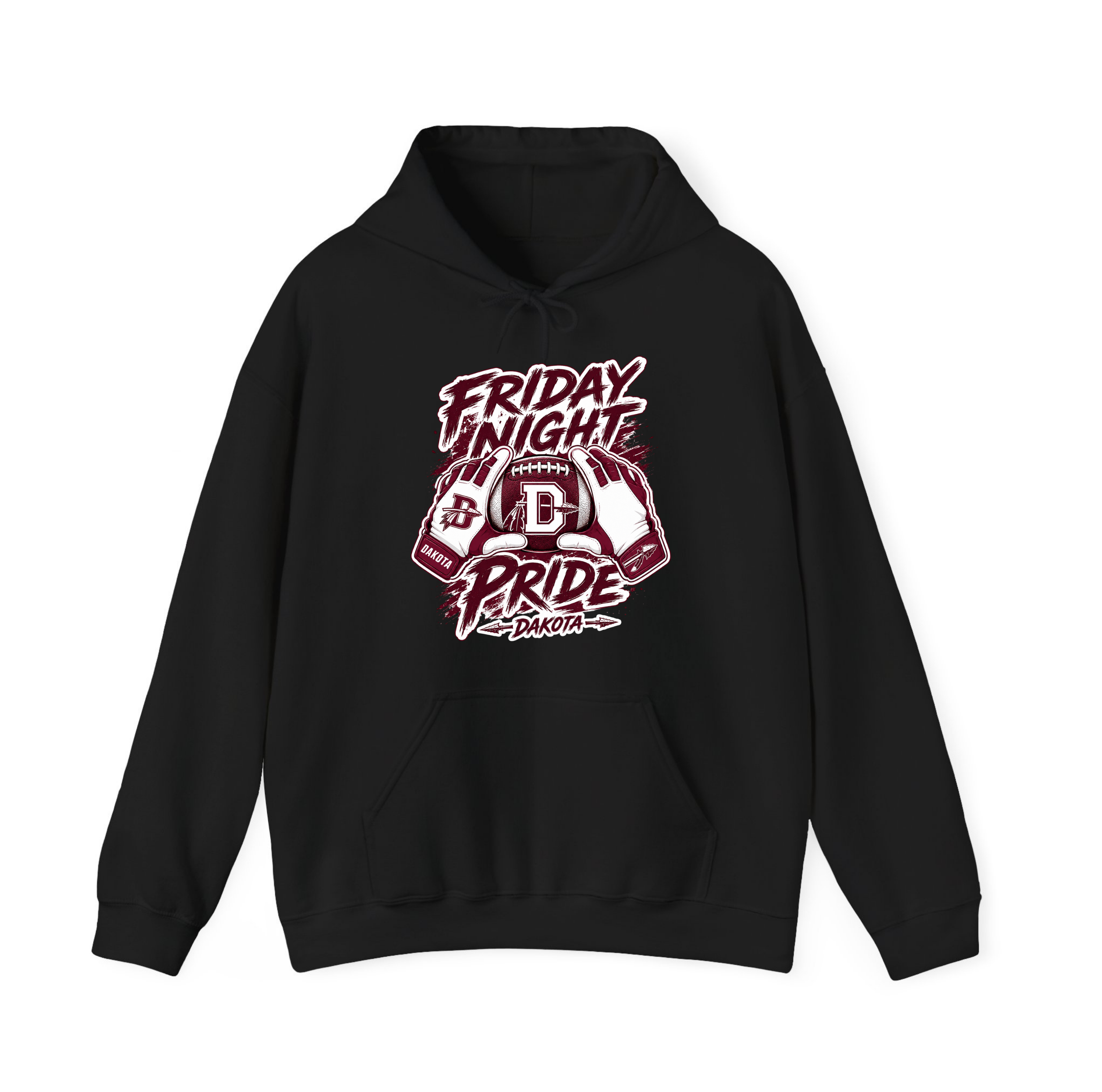 Youth Dakota Friday Night Pride Football Spirit Wear | T-Shirt, Crewneck & Hoodie