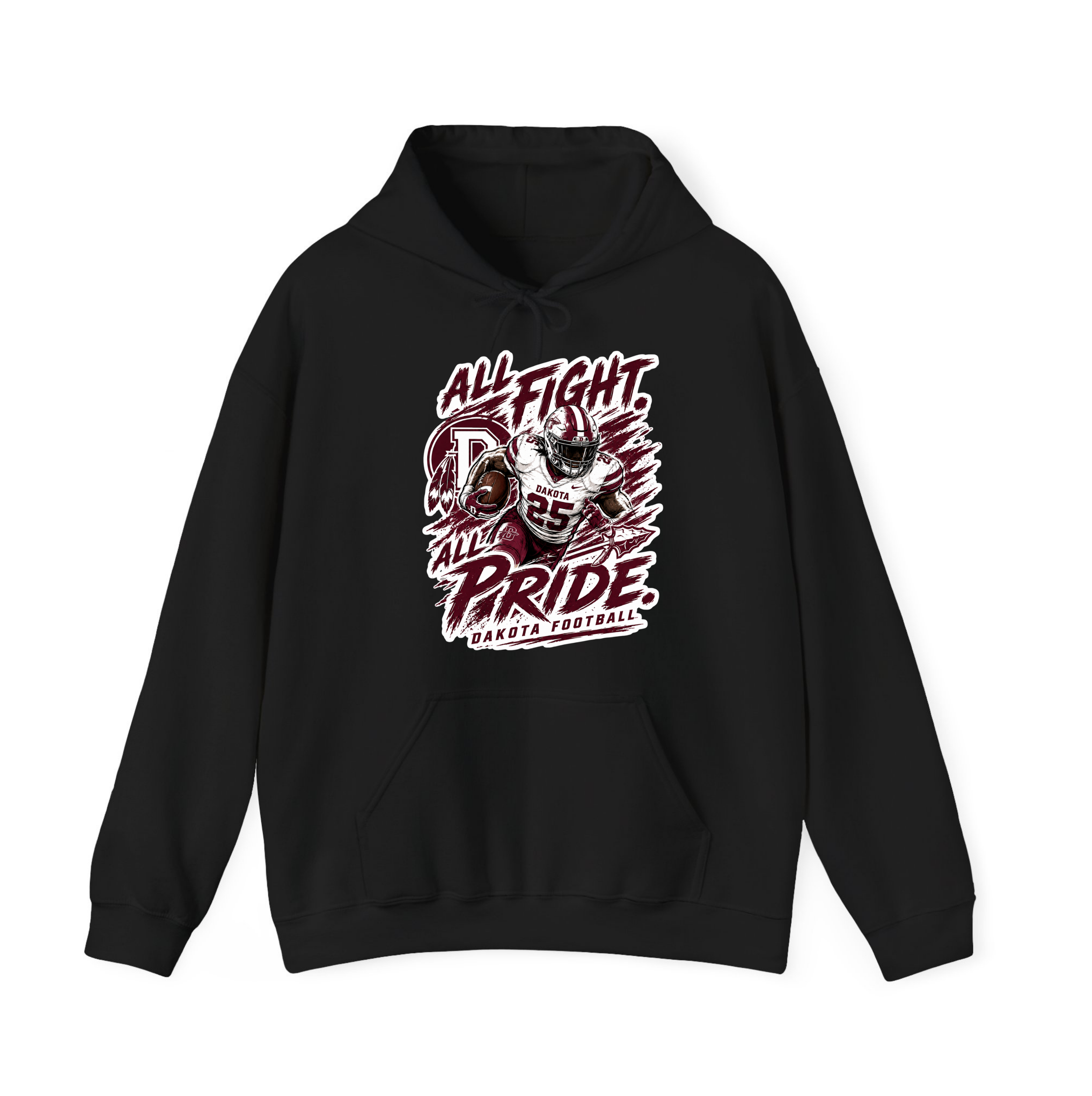Youth Dakota Football All Fight All Pride Spirit Wear | T-Shirt, Crewneck & Hoodie