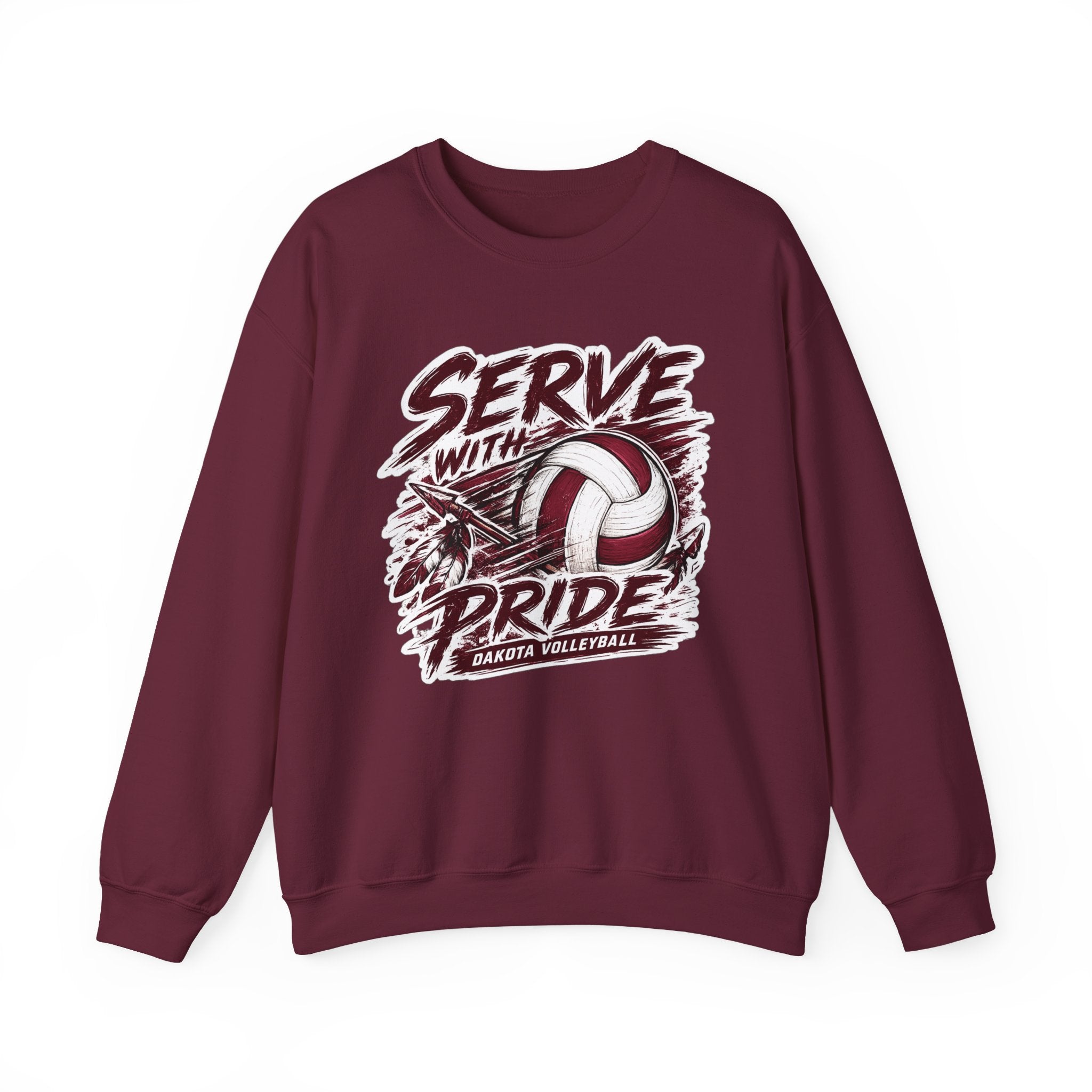 Youth Dakota Volleyball Serve With Pride Spirit Wear | T-Shirt, Crewneck & Hoodie