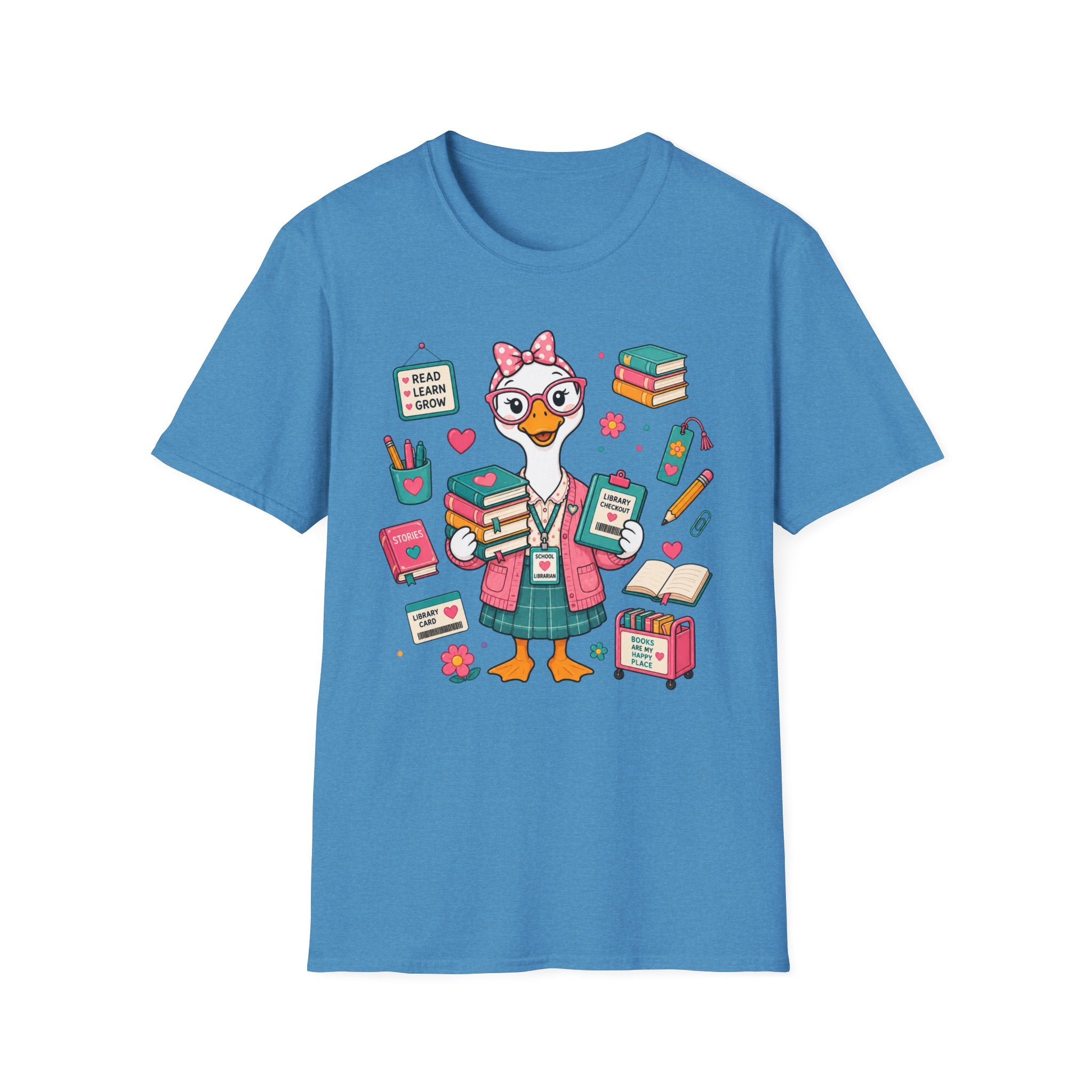 School Librarian Goose Shirt