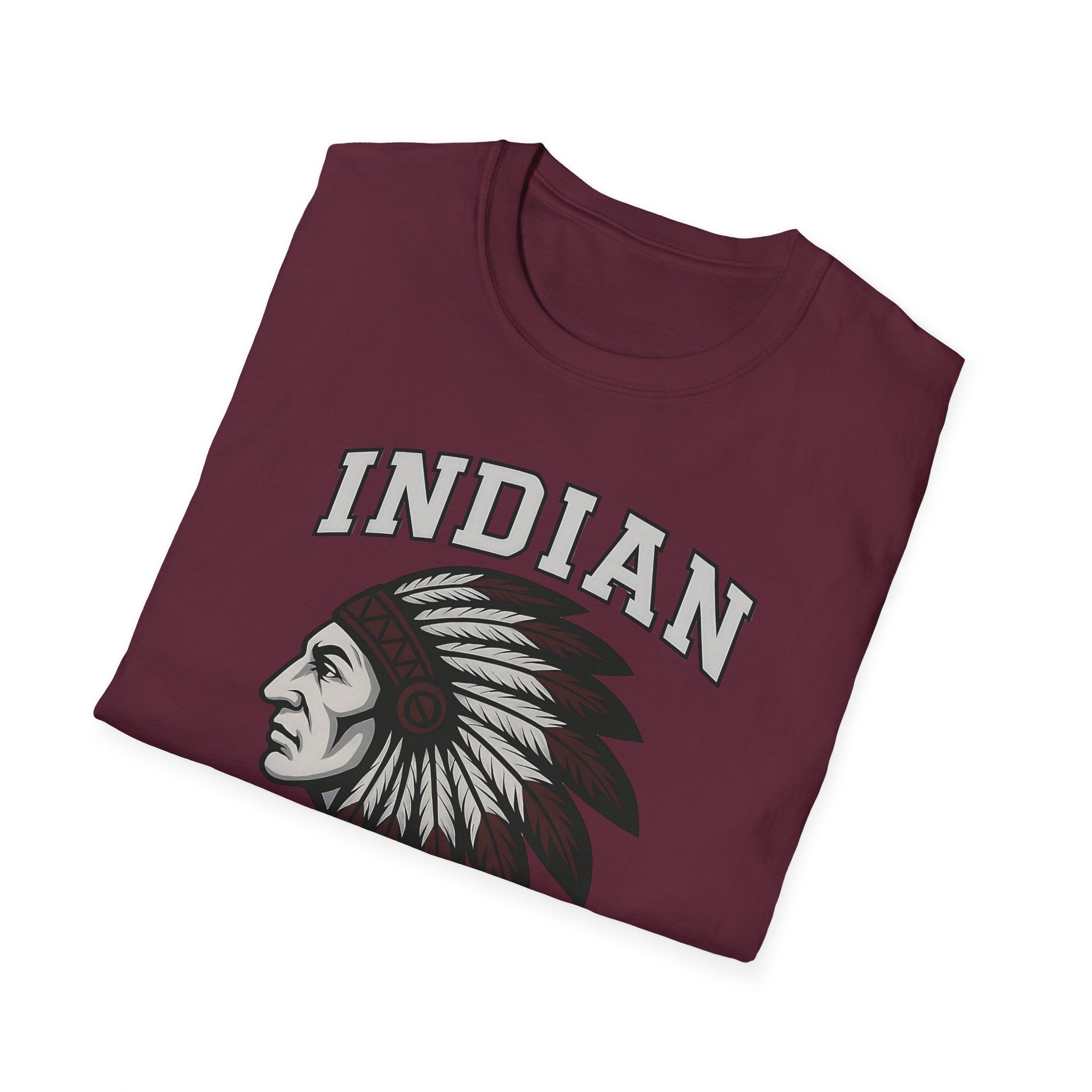 Indian Crew T-Shirt — Vintage Tribal Chief Graphic Tee