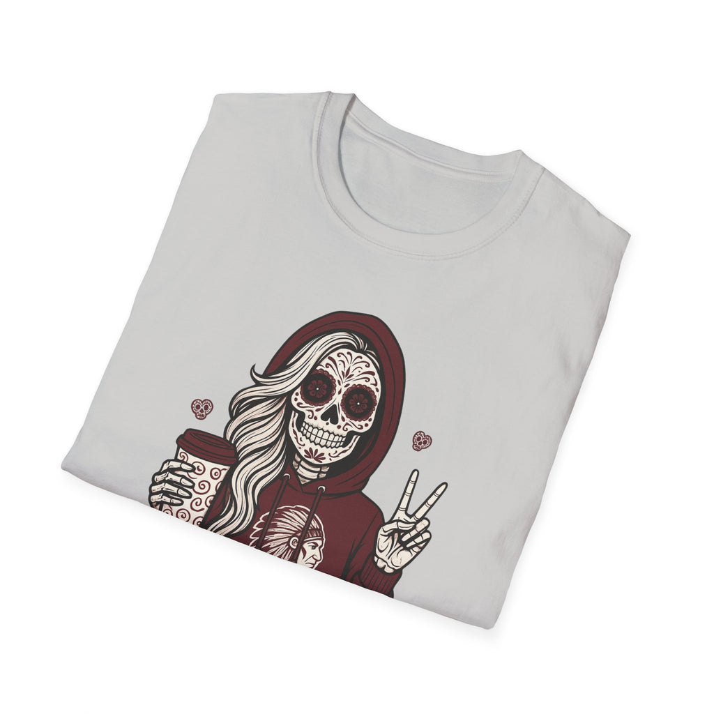 Dakota Indians Sugar Skull Hoodie Graphic T‑Shirt