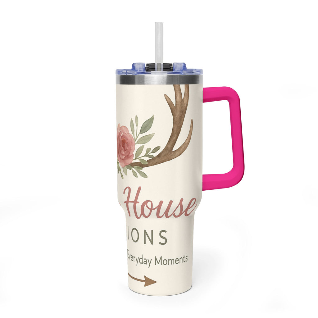 Customize it Your Way Insulated Travel Mug with Straw