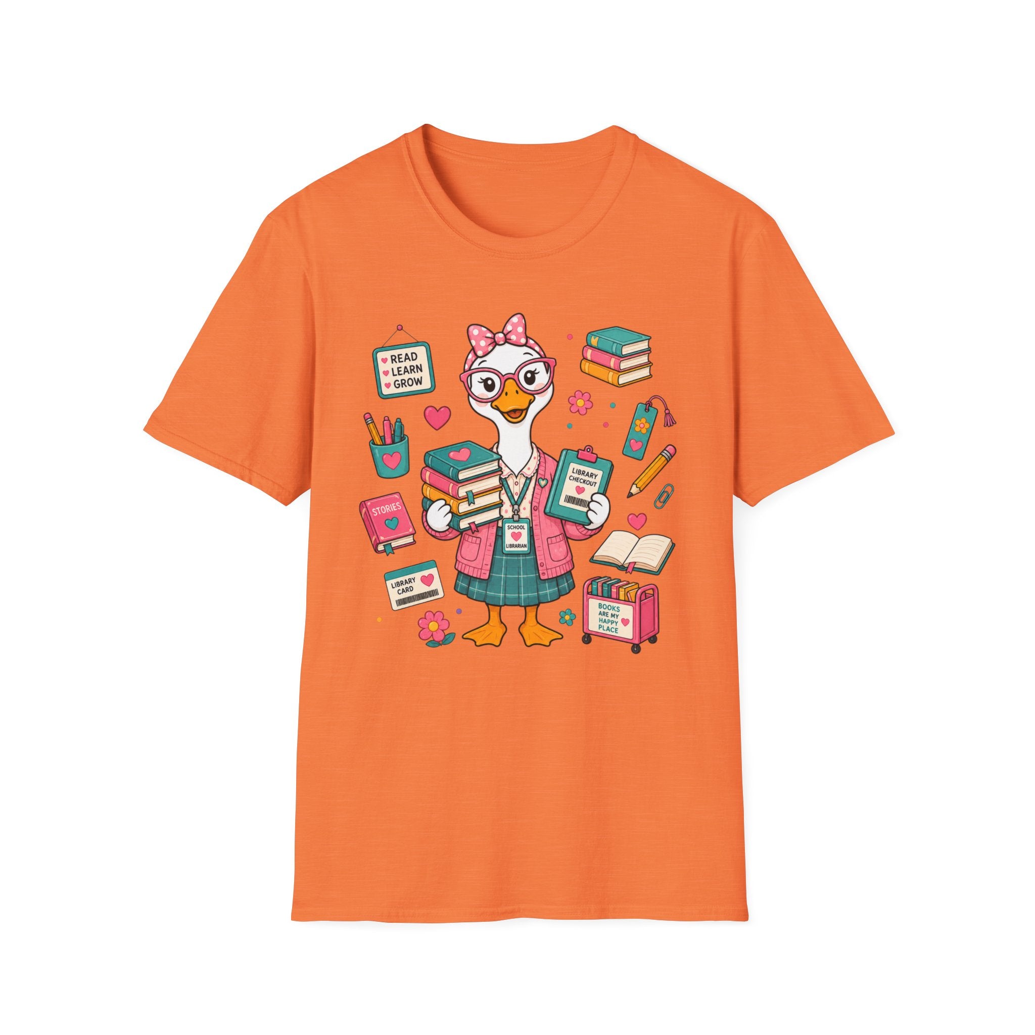 School Librarian Goose Shirt