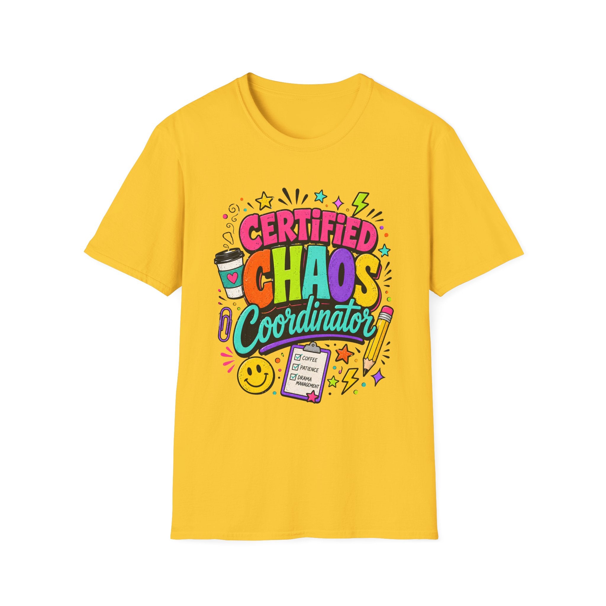 Certified Chaos Coordinator Teacher Shirt