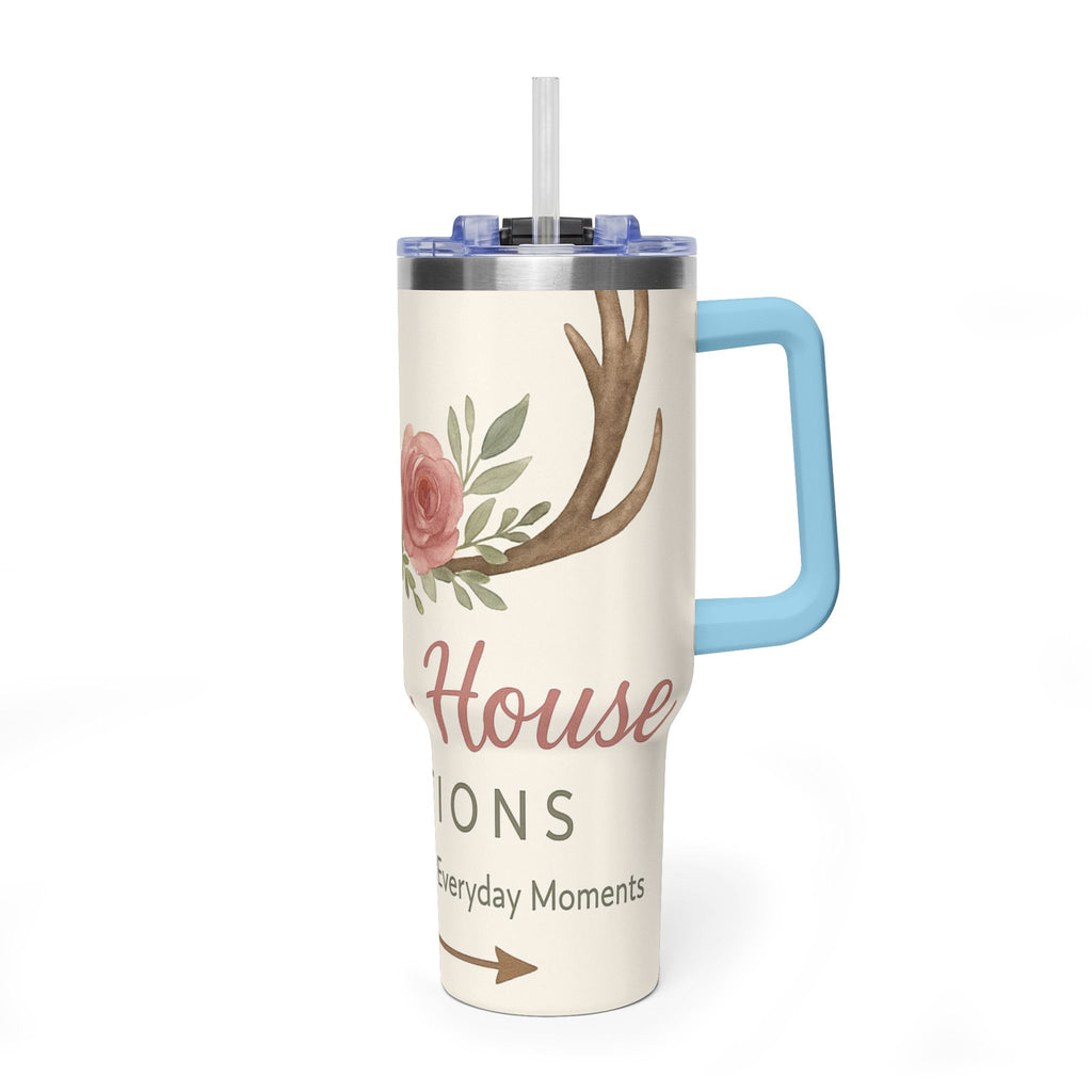 Customize it Your Way Insulated Travel Mug with Straw
