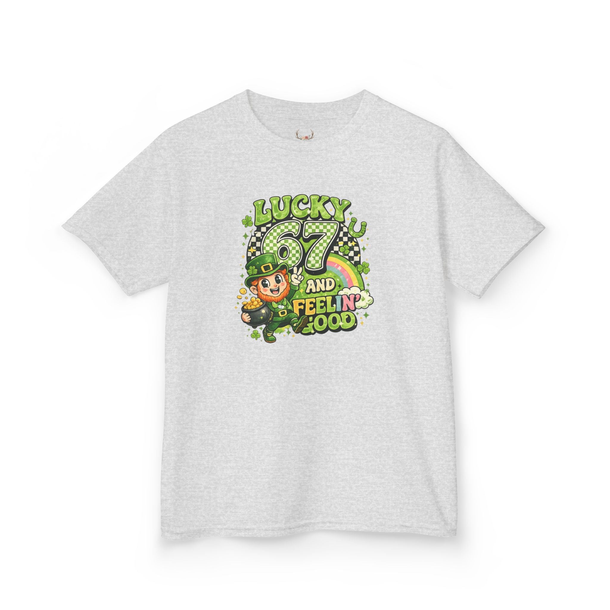 Kids Lucky & Feelin' Good Leprechaun St. Patrick’s Day Tee