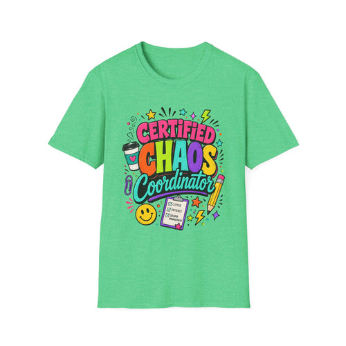 Certified Chaos Coordinator Teacher Shirt