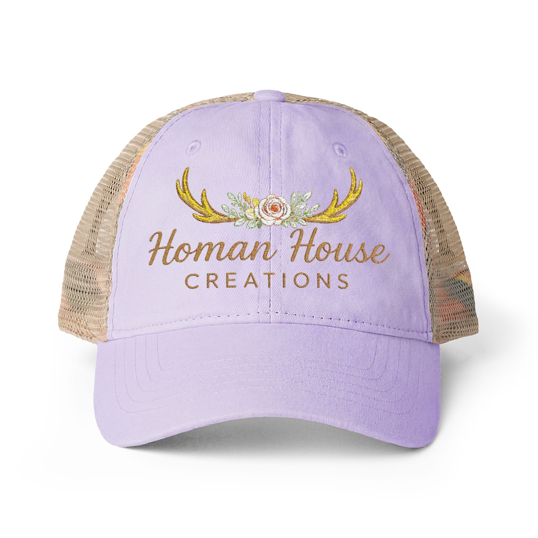 Women's Washed Mesh-Back Cap Homan House Merch