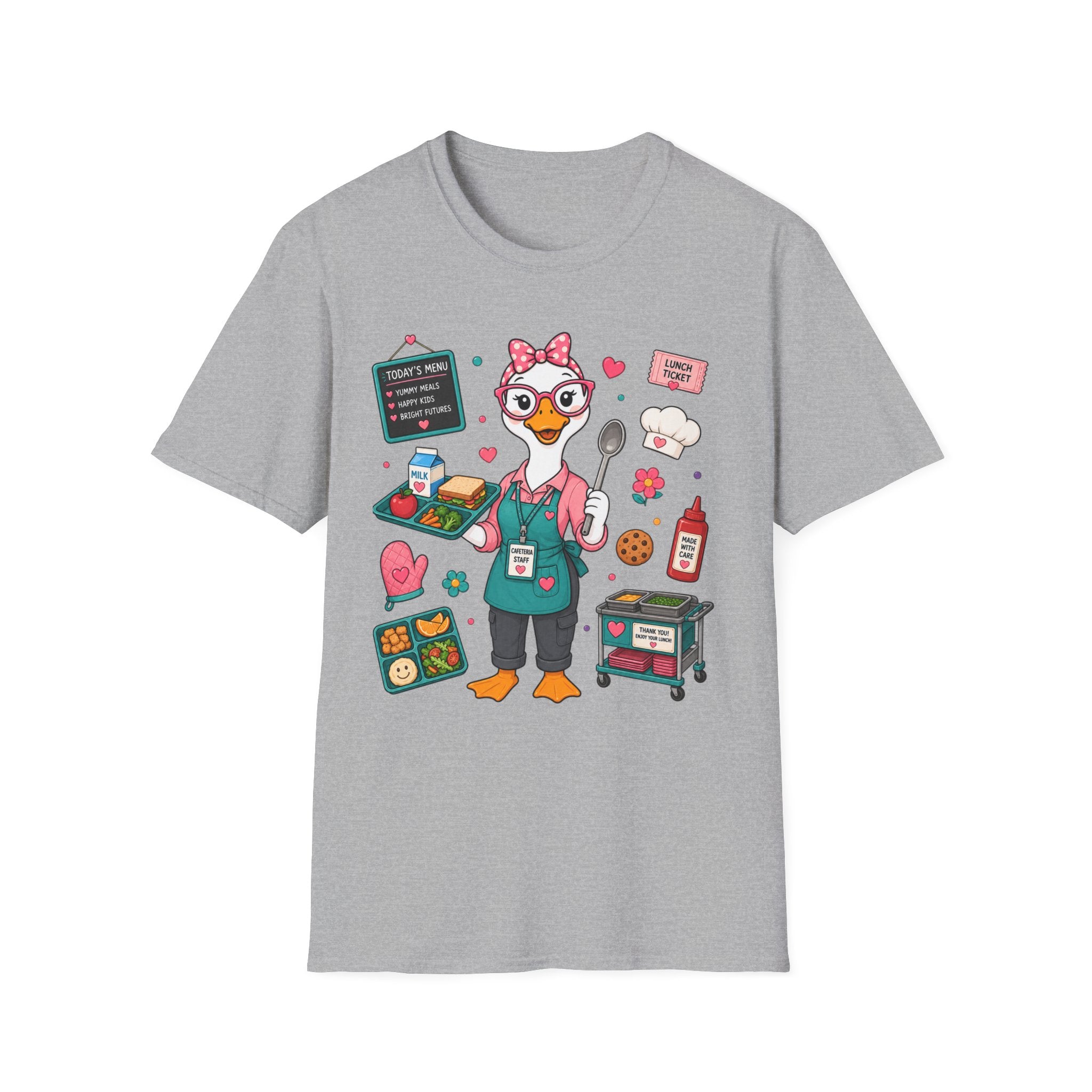 School Cafeteria Staff Goose Shirt