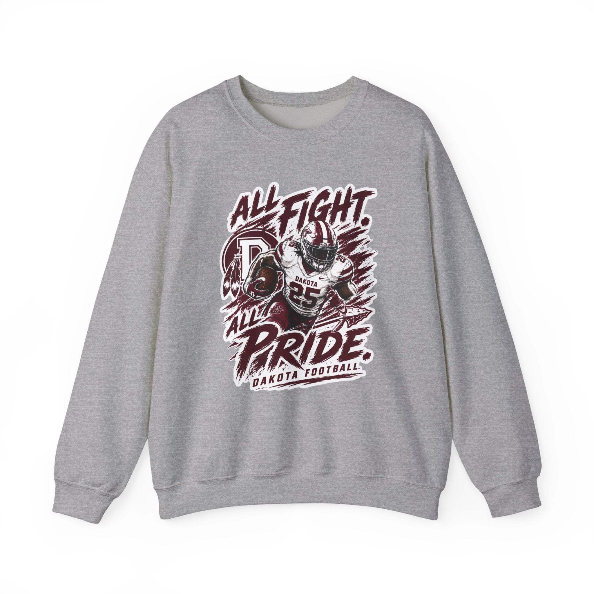 Youth Dakota Football All Fight All Pride Spirit Wear | T-Shirt, Crewneck & Hoodie