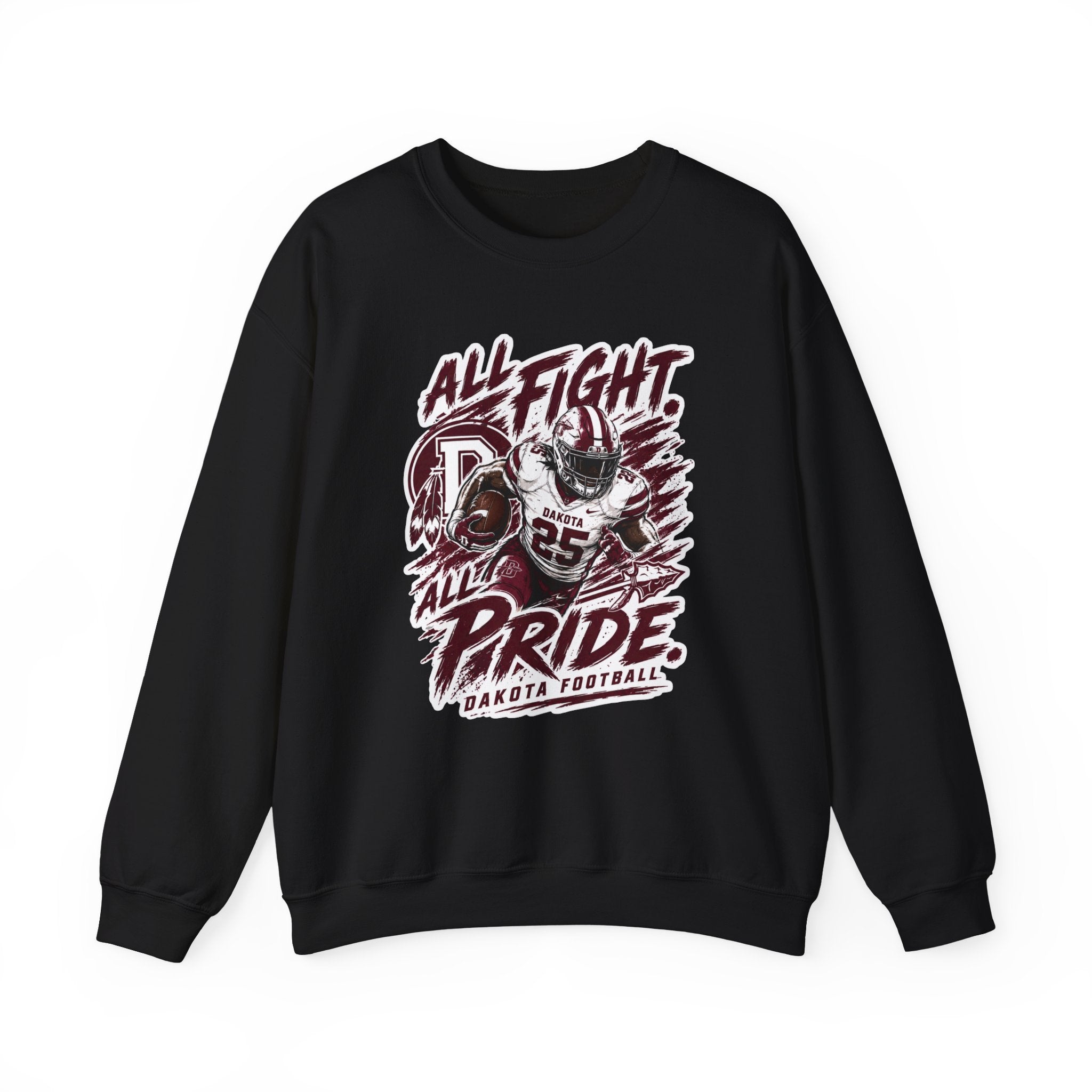 Youth Dakota Football All Fight All Pride Spirit Wear | T-Shirt, Crewneck & Hoodie