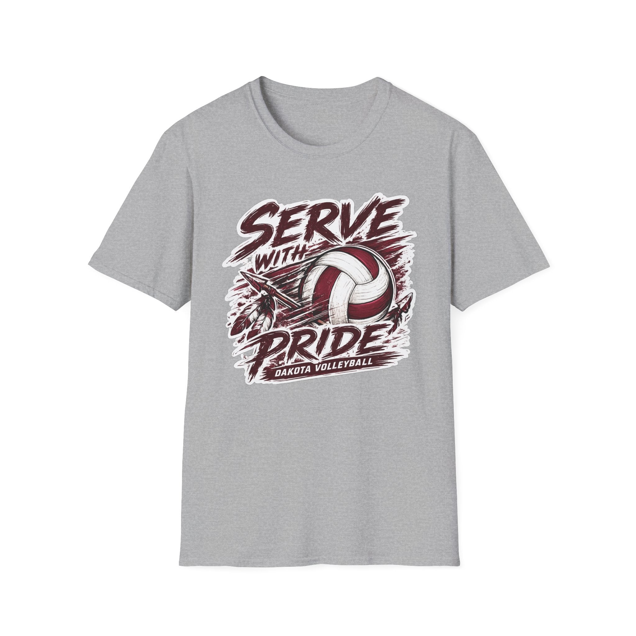 Youth Dakota Volleyball Serve With Pride Spirit Wear | T-Shirt, Crewneck & Hoodie