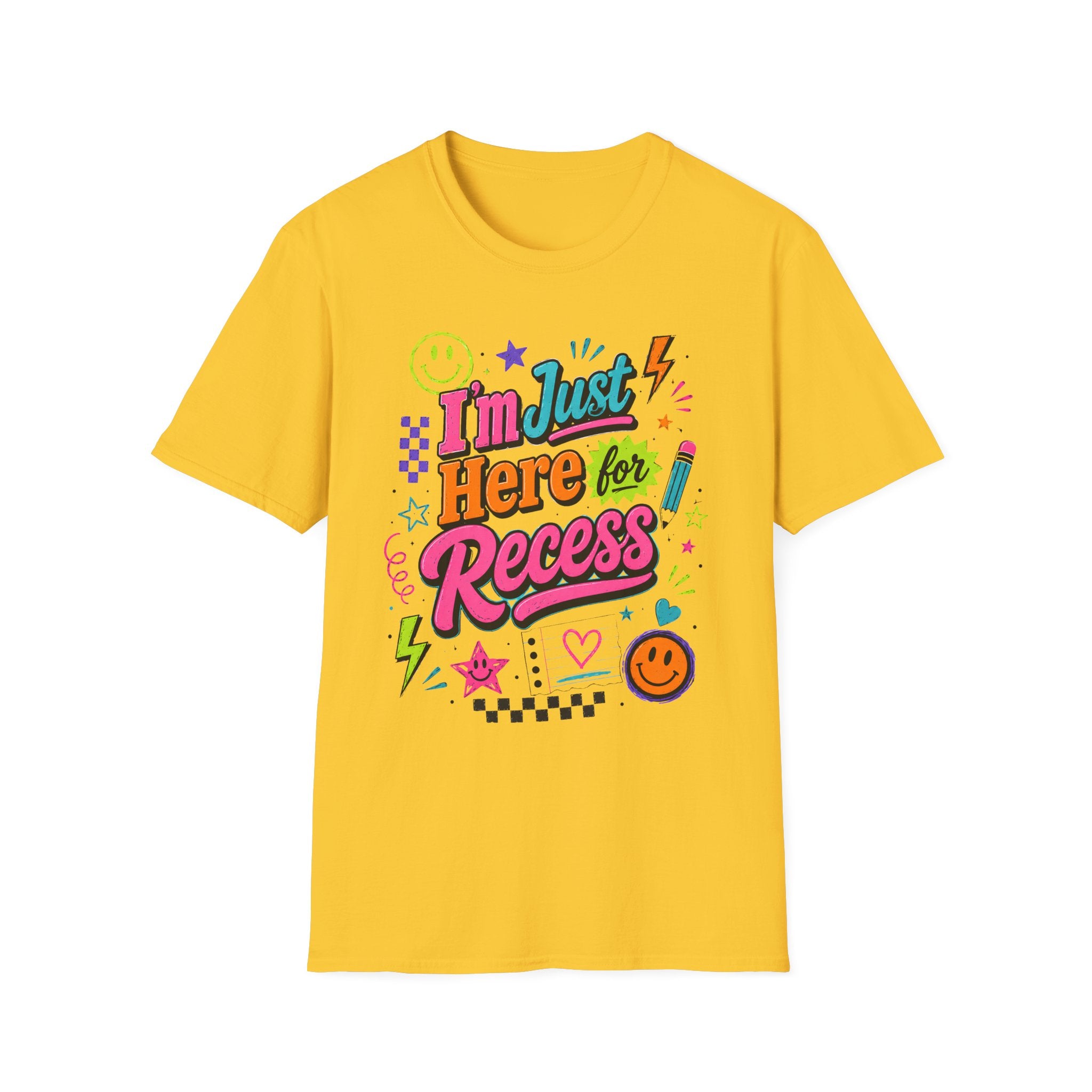 Kids I’m Just Here for Recess Shirt