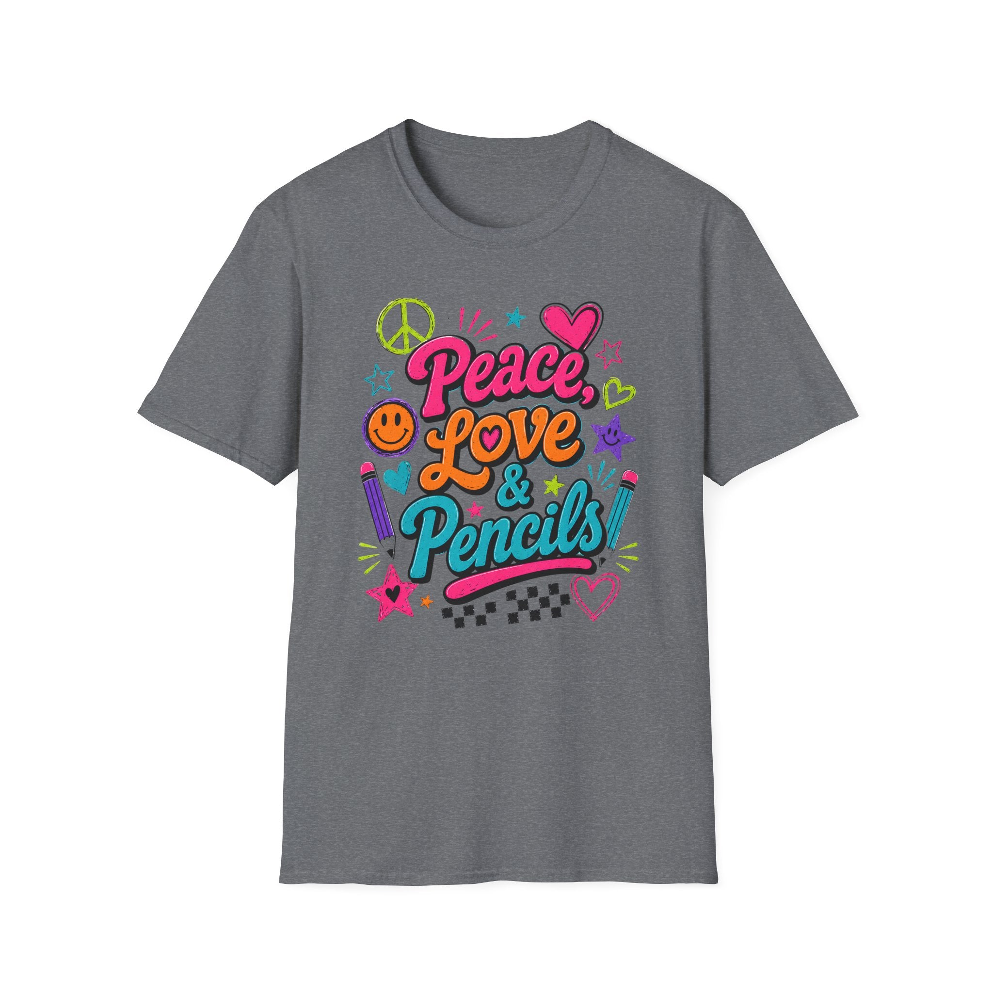Kids Peace, Love & Pencils Shirt
