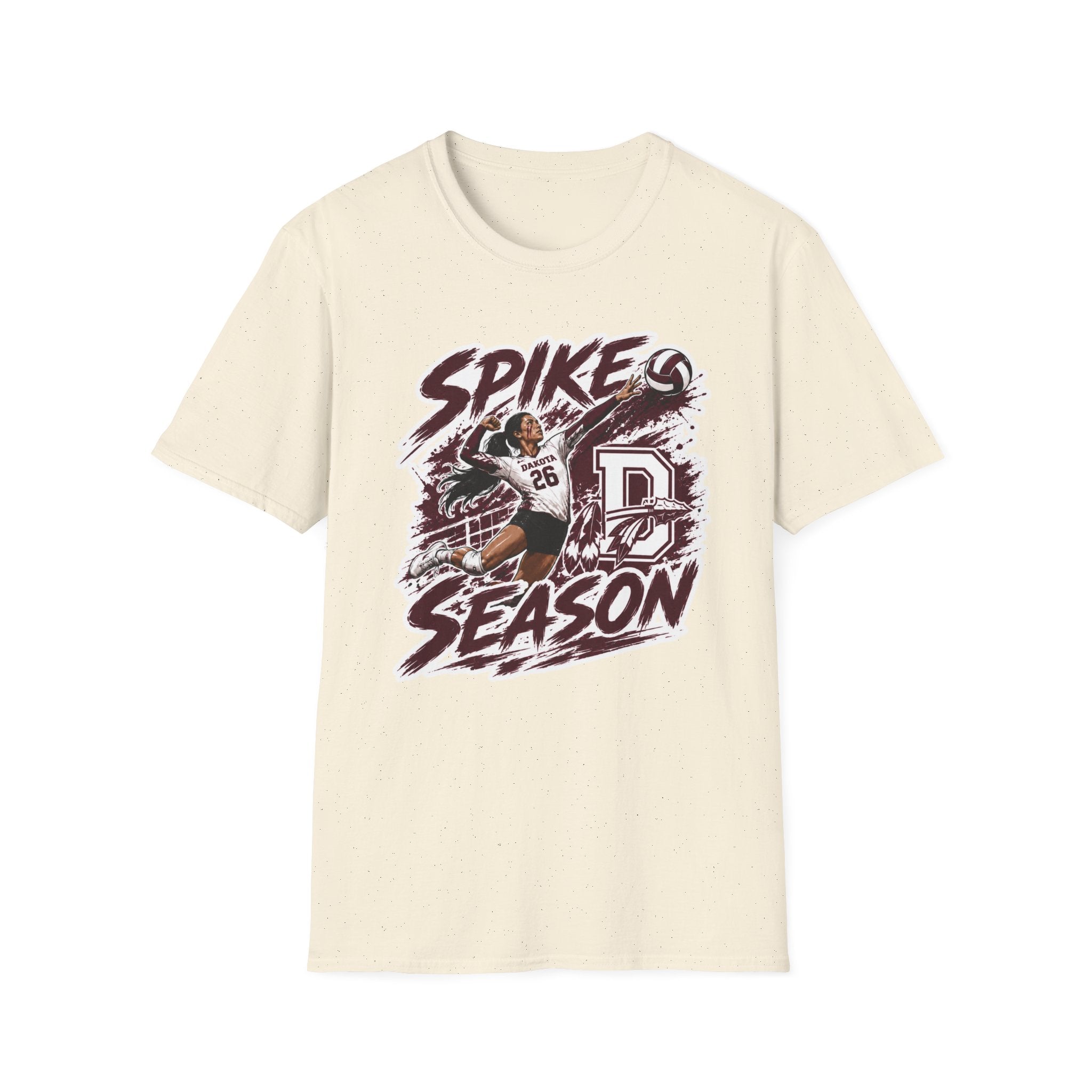 Youth Dakota Volleyball Spike Season Spirit Wear | T-Shirt, Crewneck & Hoodie