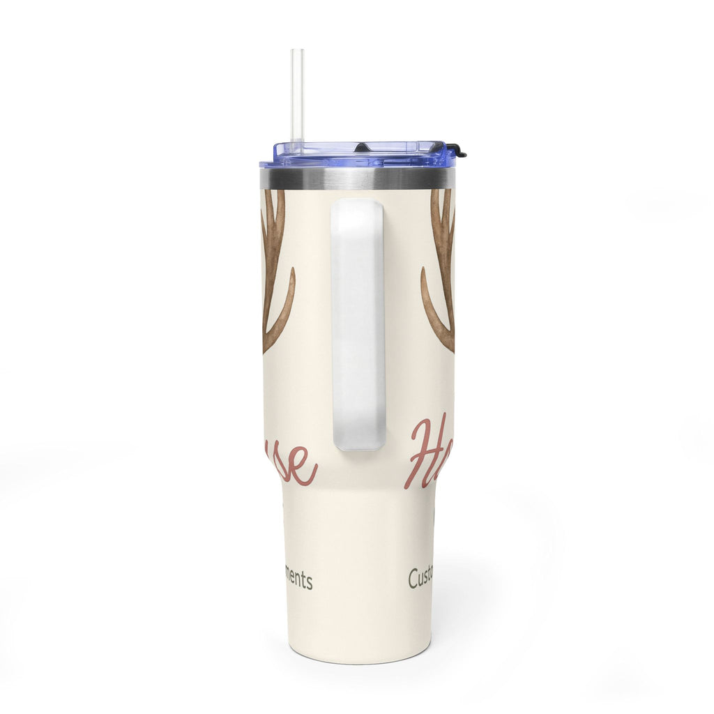 Customize it Your Way Insulated Travel Mug with Straw