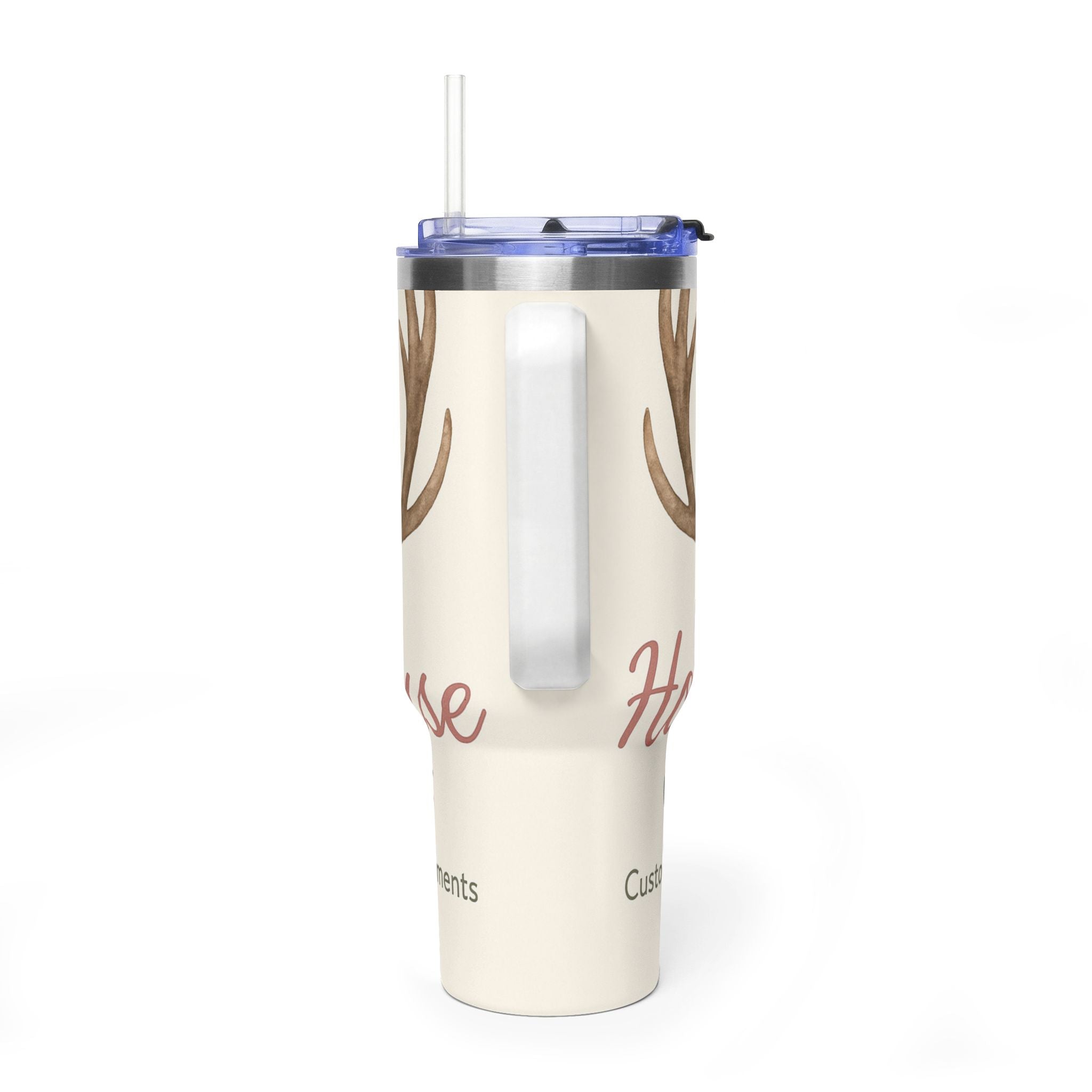Customize it Your Way Insulated Travel Mug with Straw