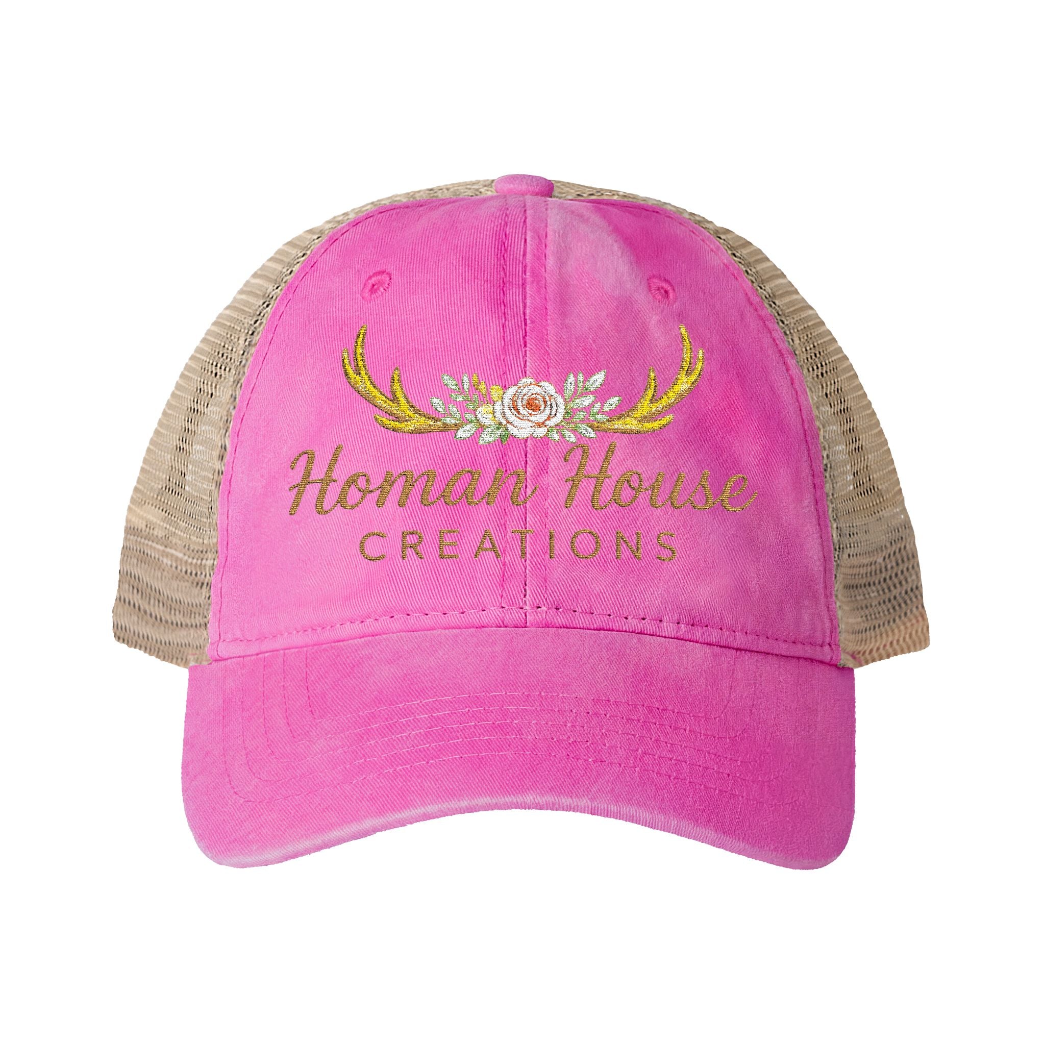 Women's Washed Mesh-Back Cap Homan House Merch