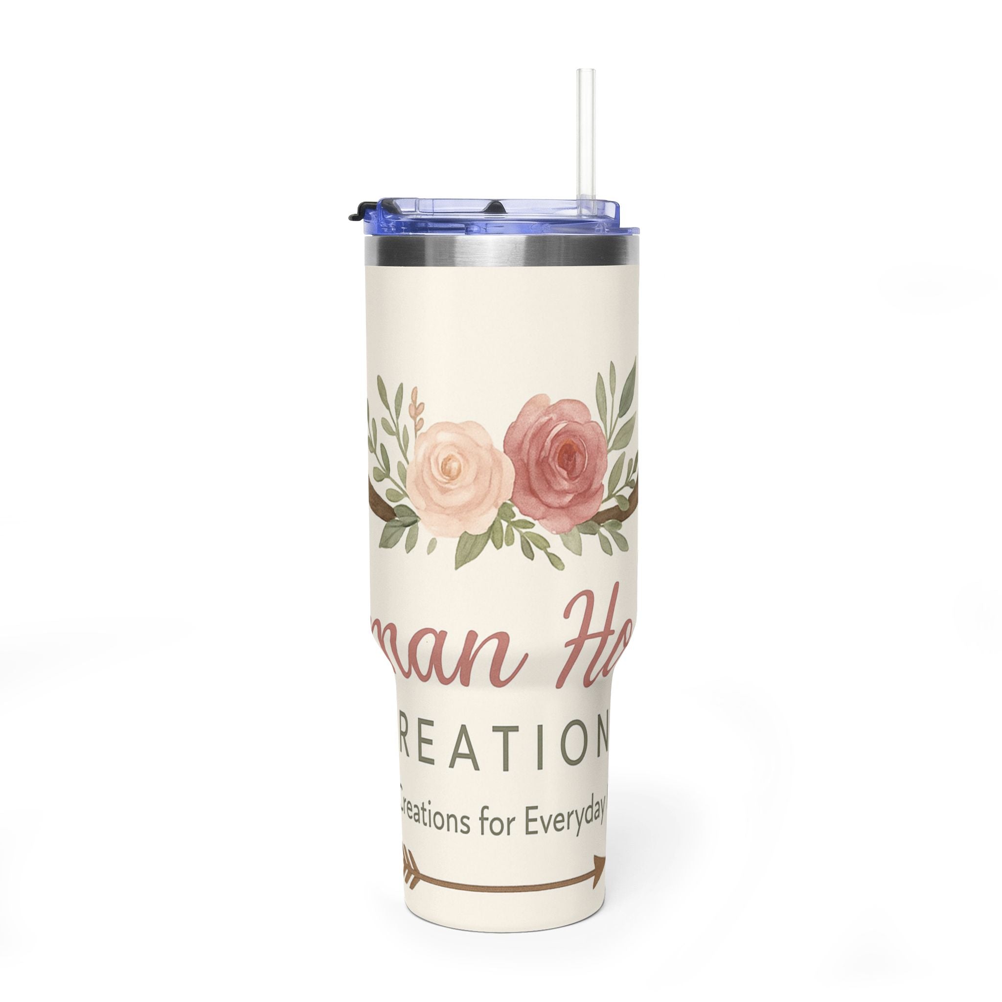 Customize it Your Way Insulated Travel Mug with Straw