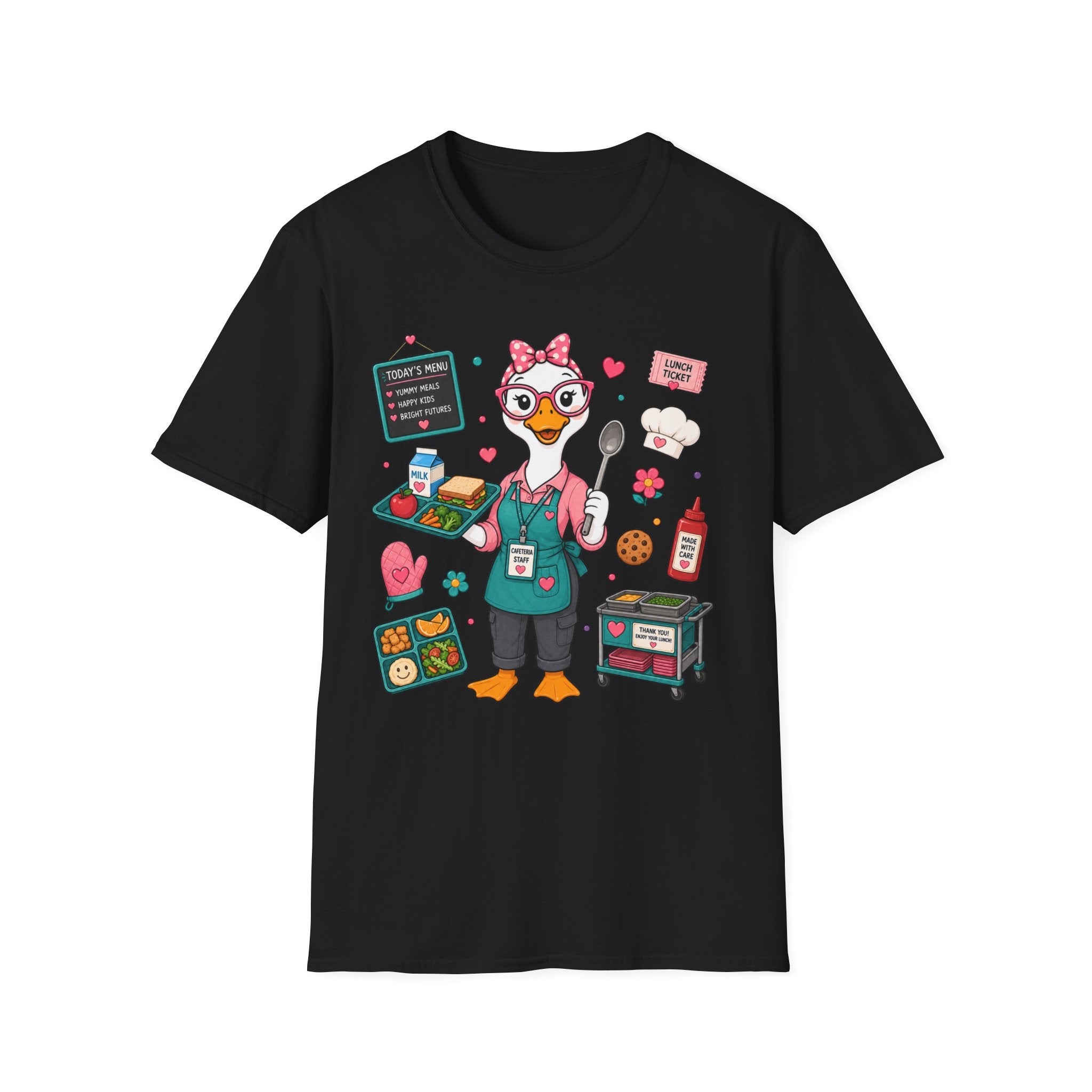 School Cafeteria Staff Goose Shirt