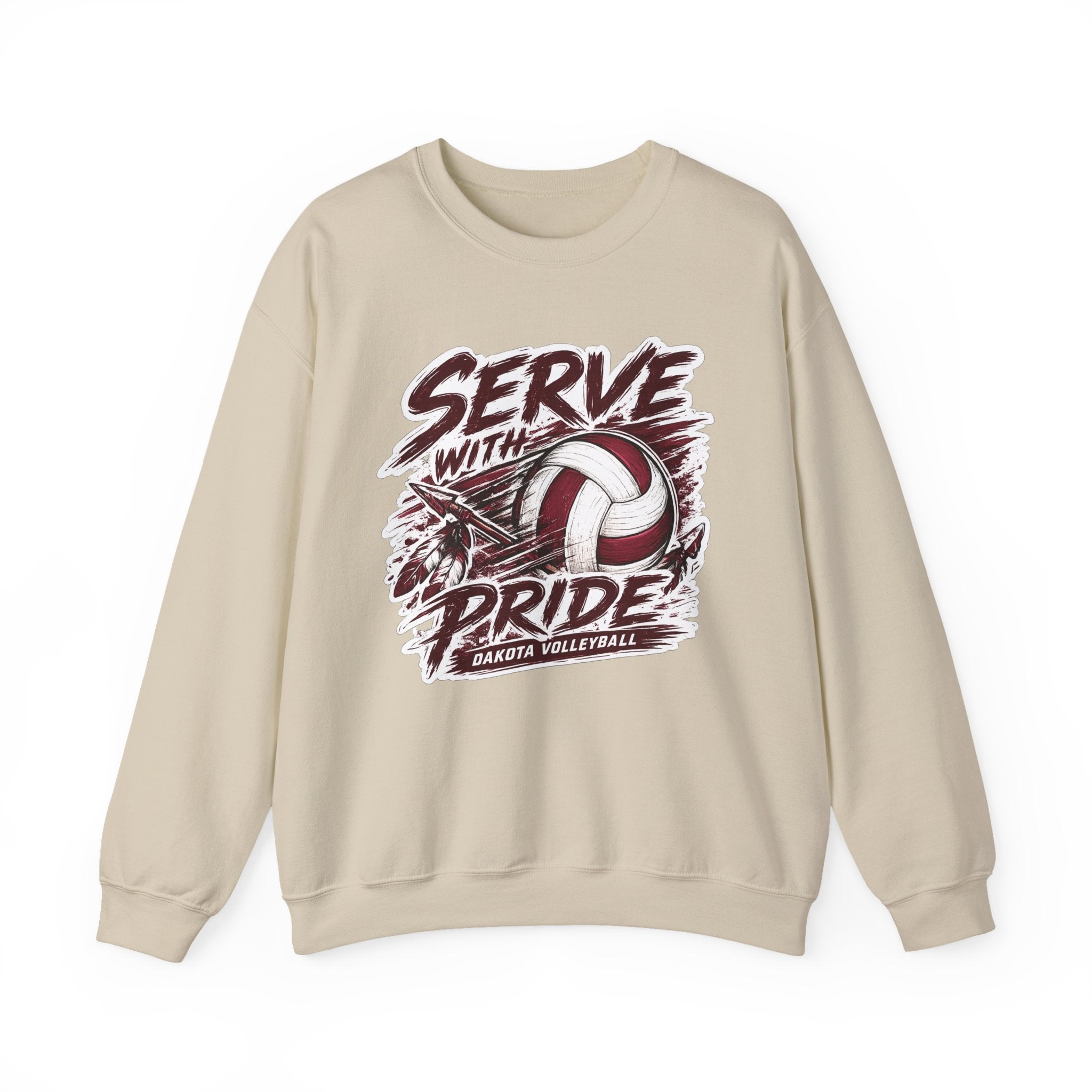 Youth Dakota Volleyball Serve With Pride Spirit Wear | T-Shirt, Crewneck & Hoodie