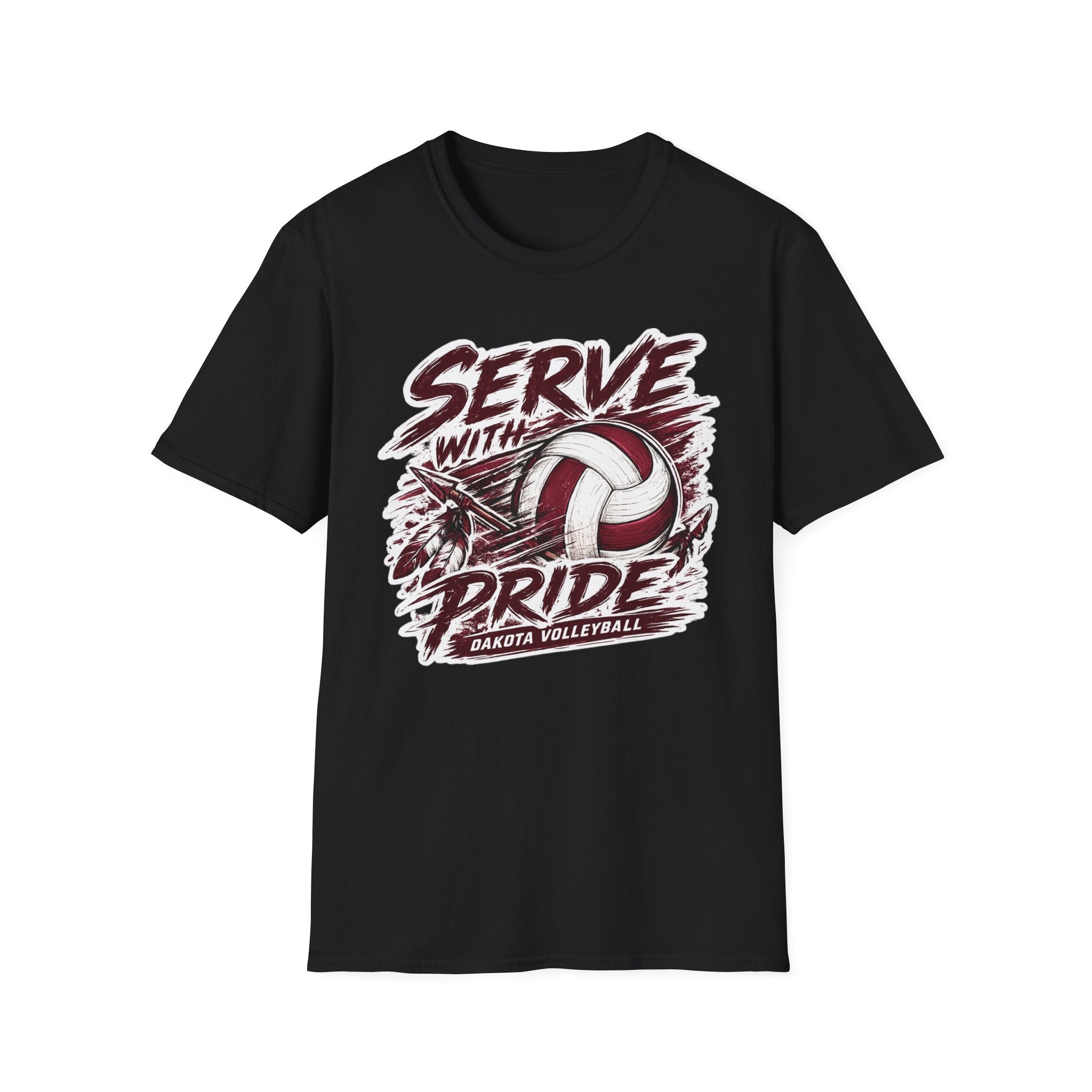 Youth Dakota Volleyball Serve With Pride Spirit Wear | T-Shirt, Crewneck & Hoodie