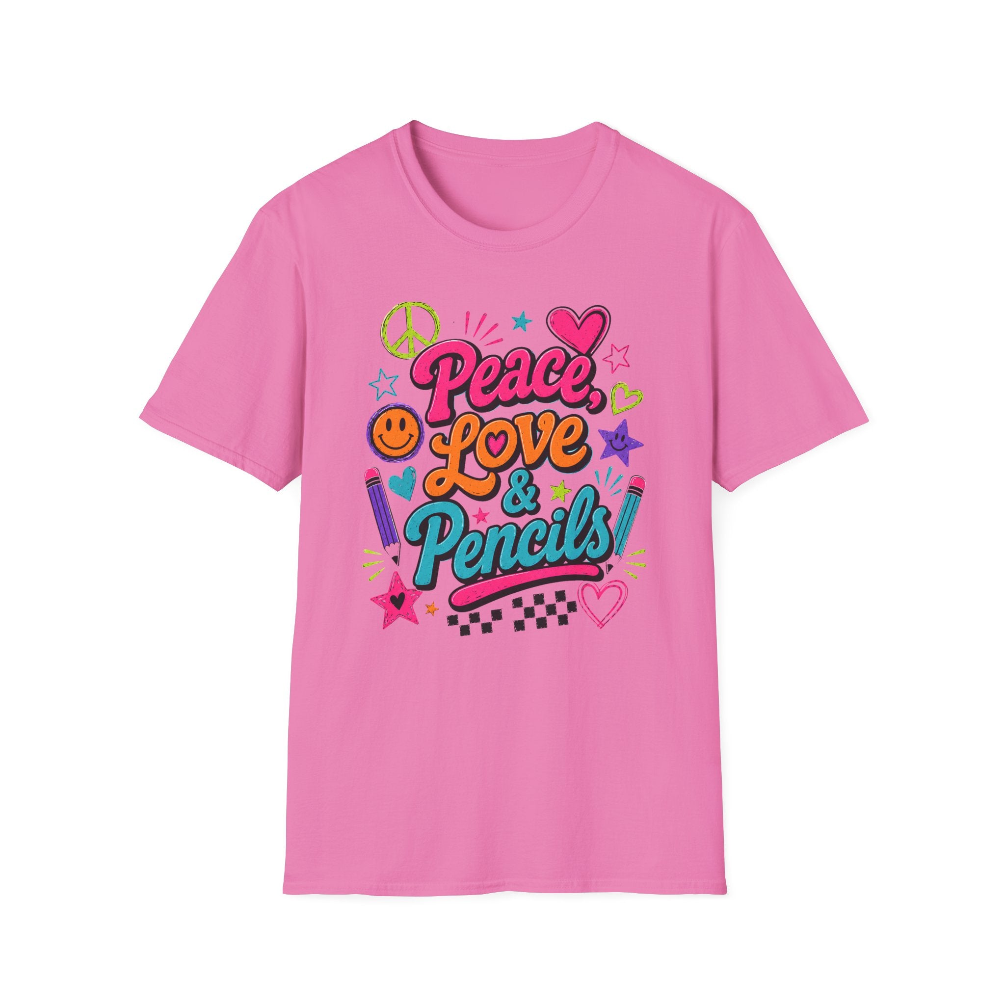 Kids Peace, Love & Pencils Shirt