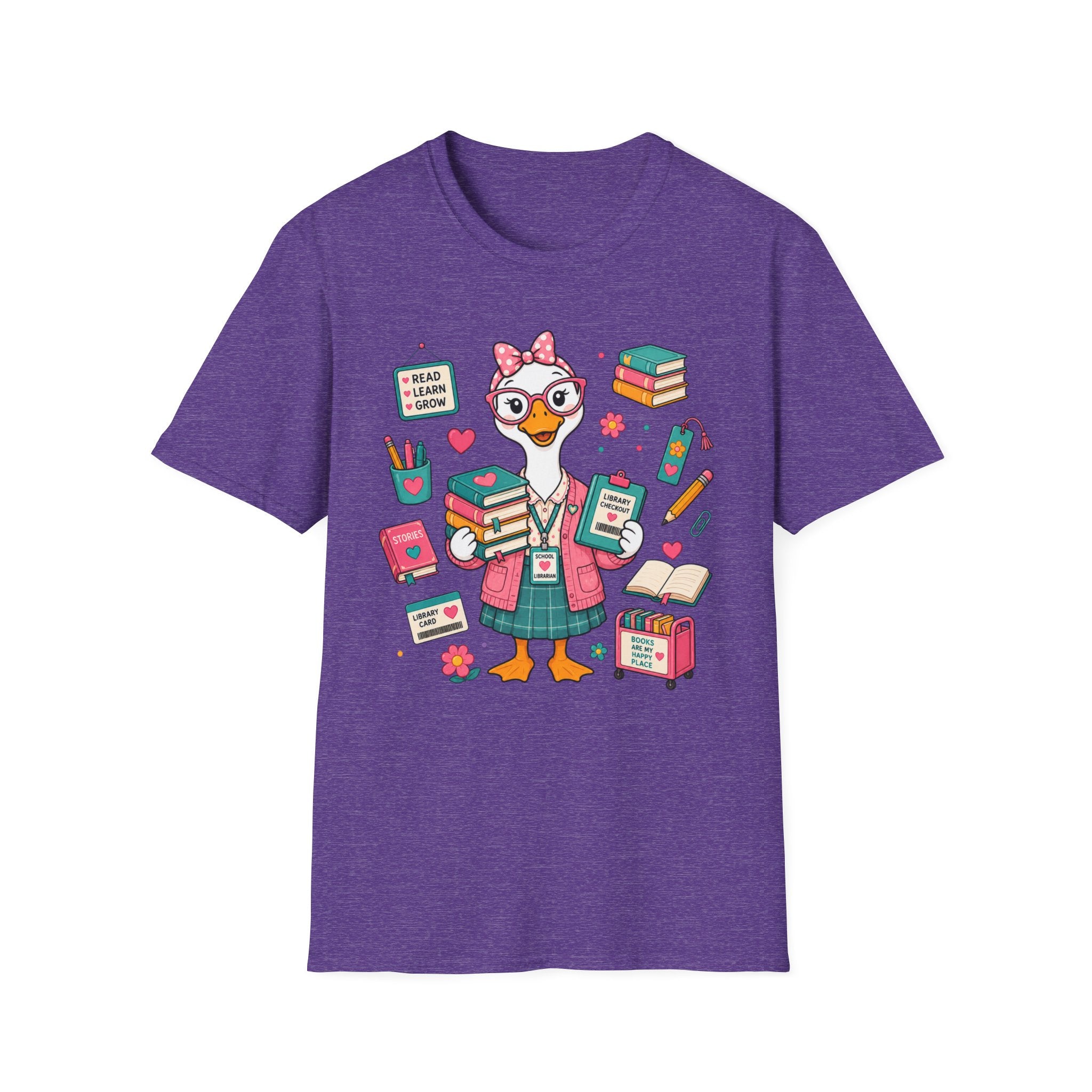 School Librarian Goose Shirt