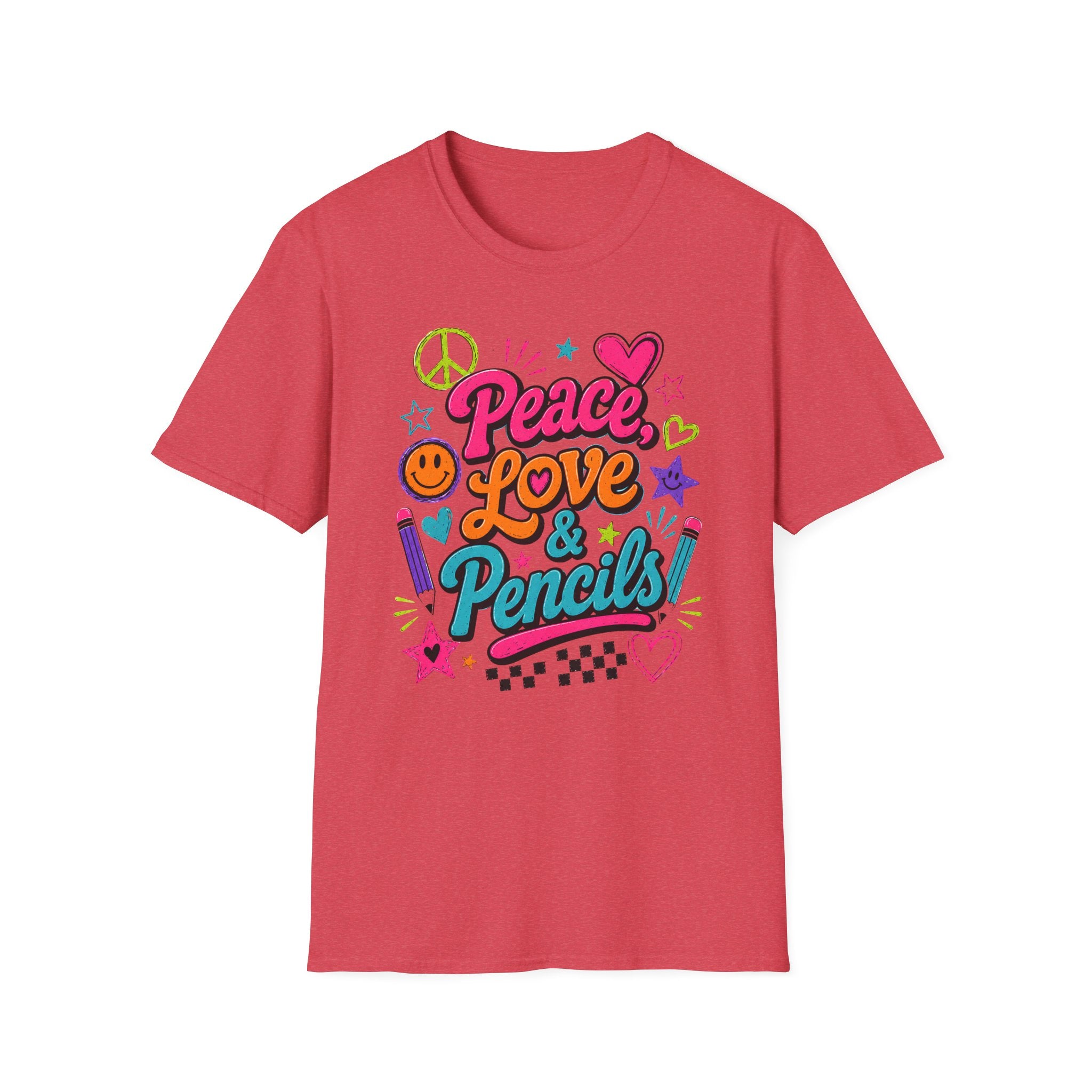 Kids Peace, Love & Pencils Shirt