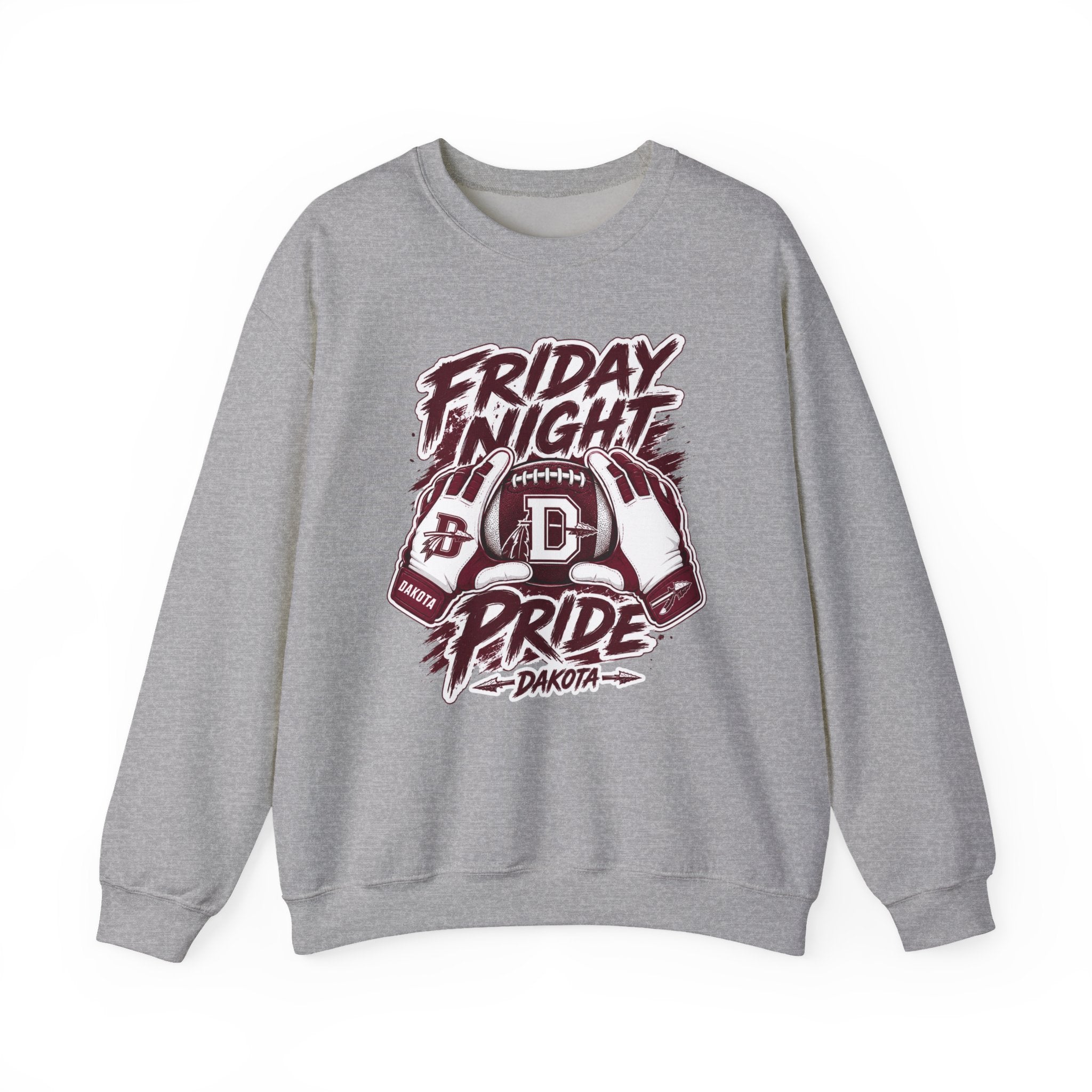 Youth Dakota Friday Night Pride Football Spirit Wear | T-Shirt, Crewneck & Hoodie