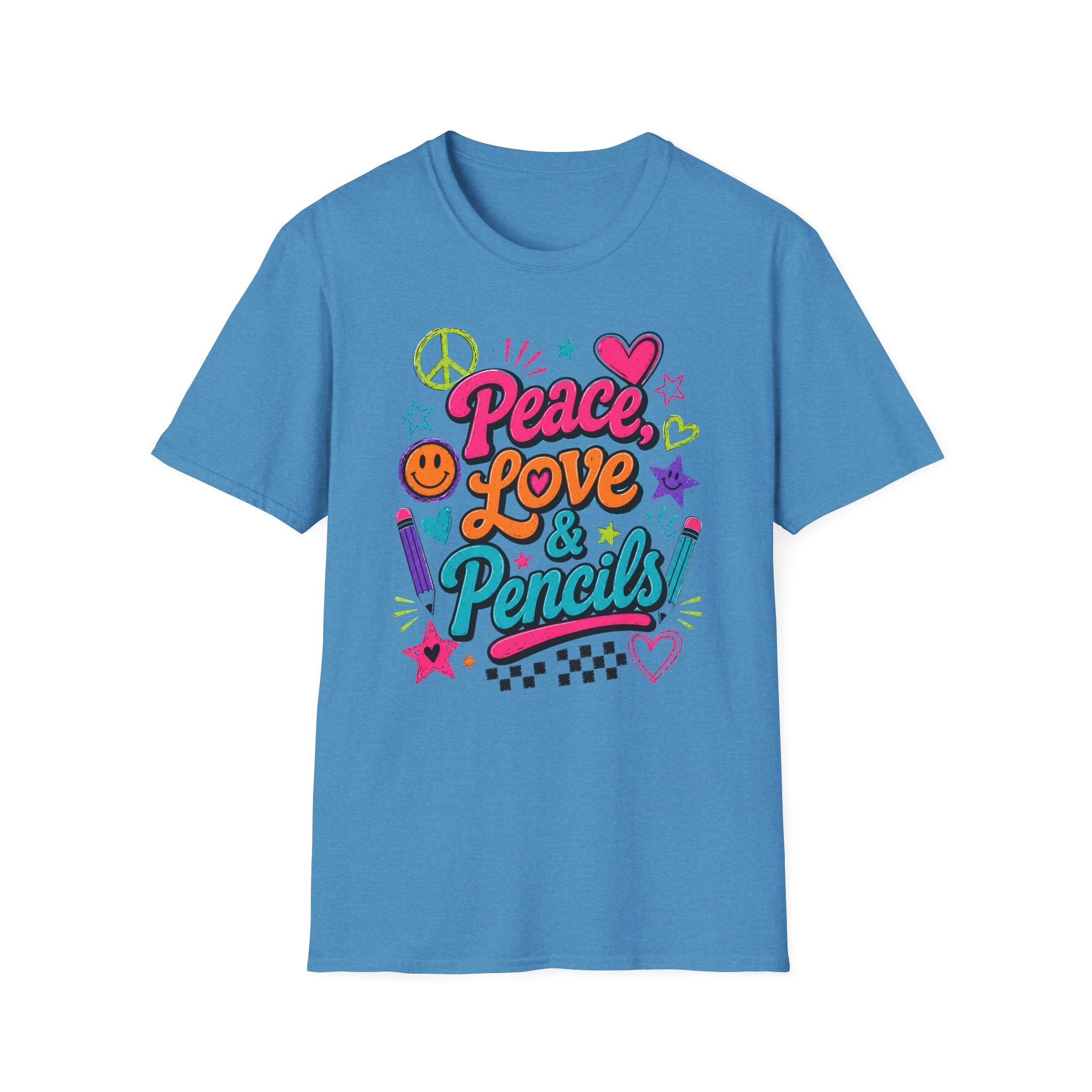 Kids Peace, Love & Pencils Shirt