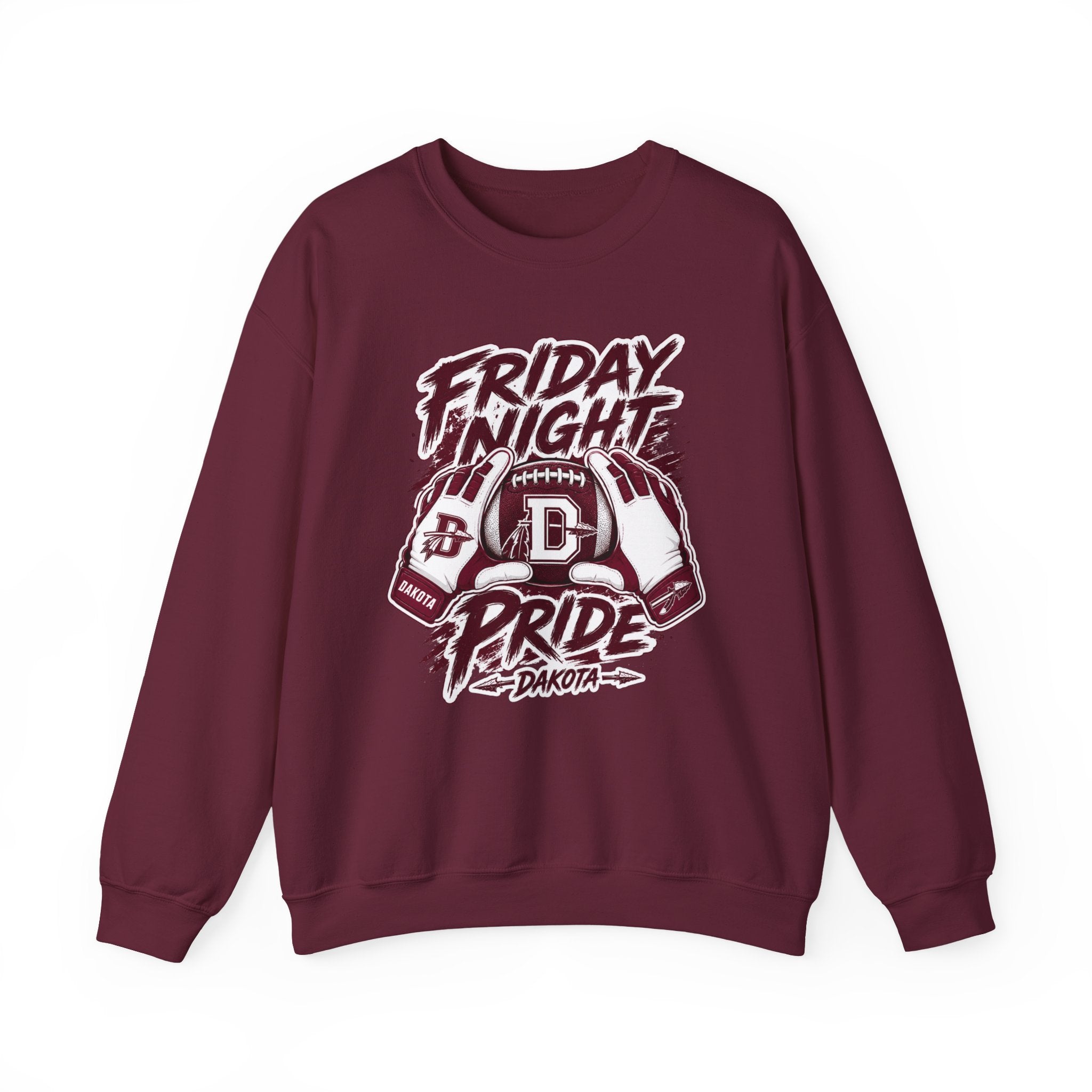 Youth Dakota Friday Night Pride Football Spirit Wear | T-Shirt, Crewneck & Hoodie