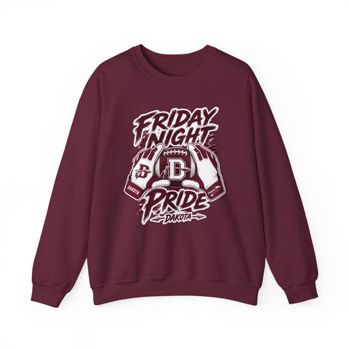 Adult Dakota Friday Night Pride Football Spirit Wear | T-Shirt, Crewneck & Hoodie