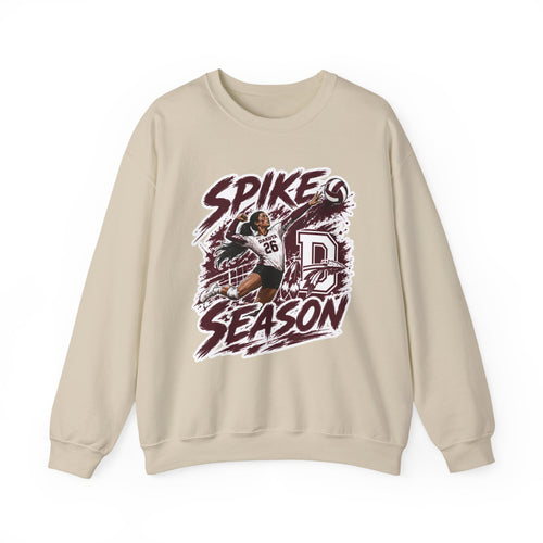 Adult Dakota Volleyball Spike Season Spirit Wear | T-Shirt, Crewneck & Hoodie