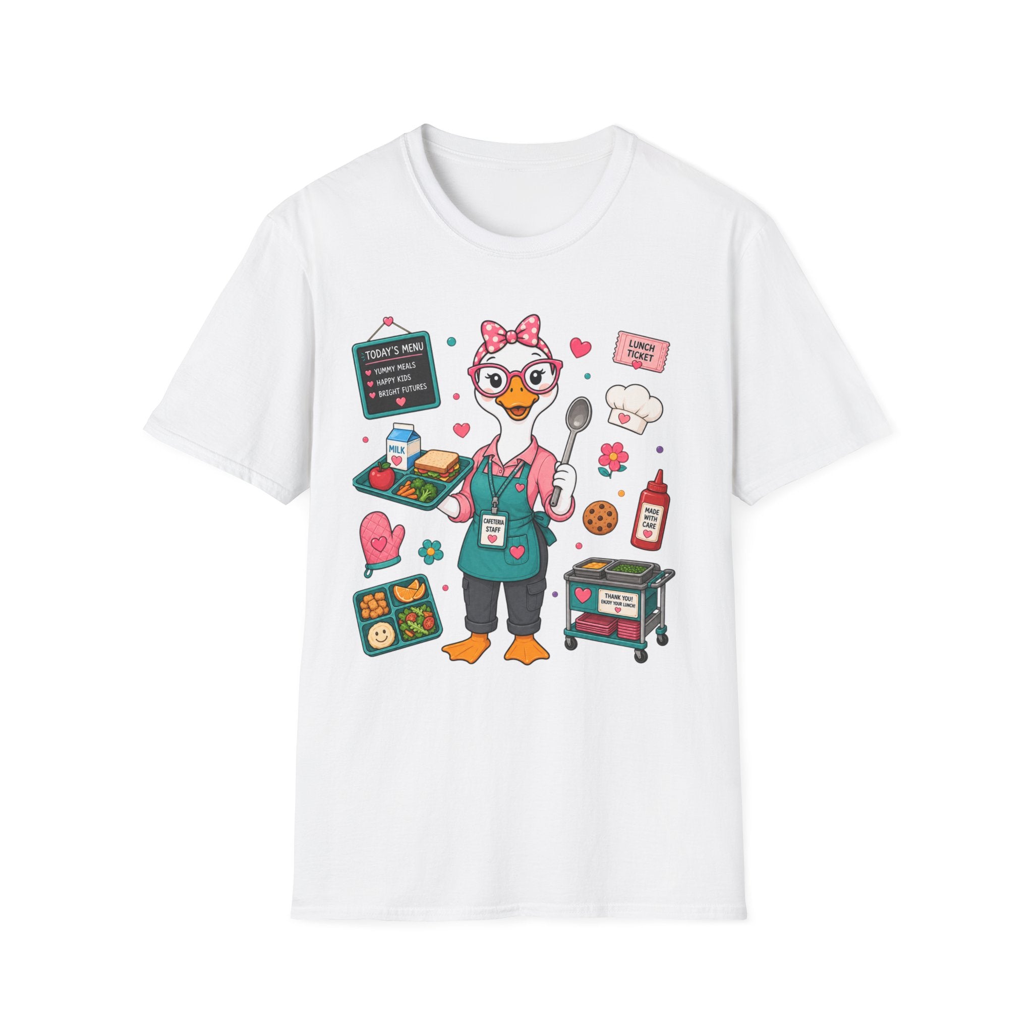 School Cafeteria Staff Goose Shirt