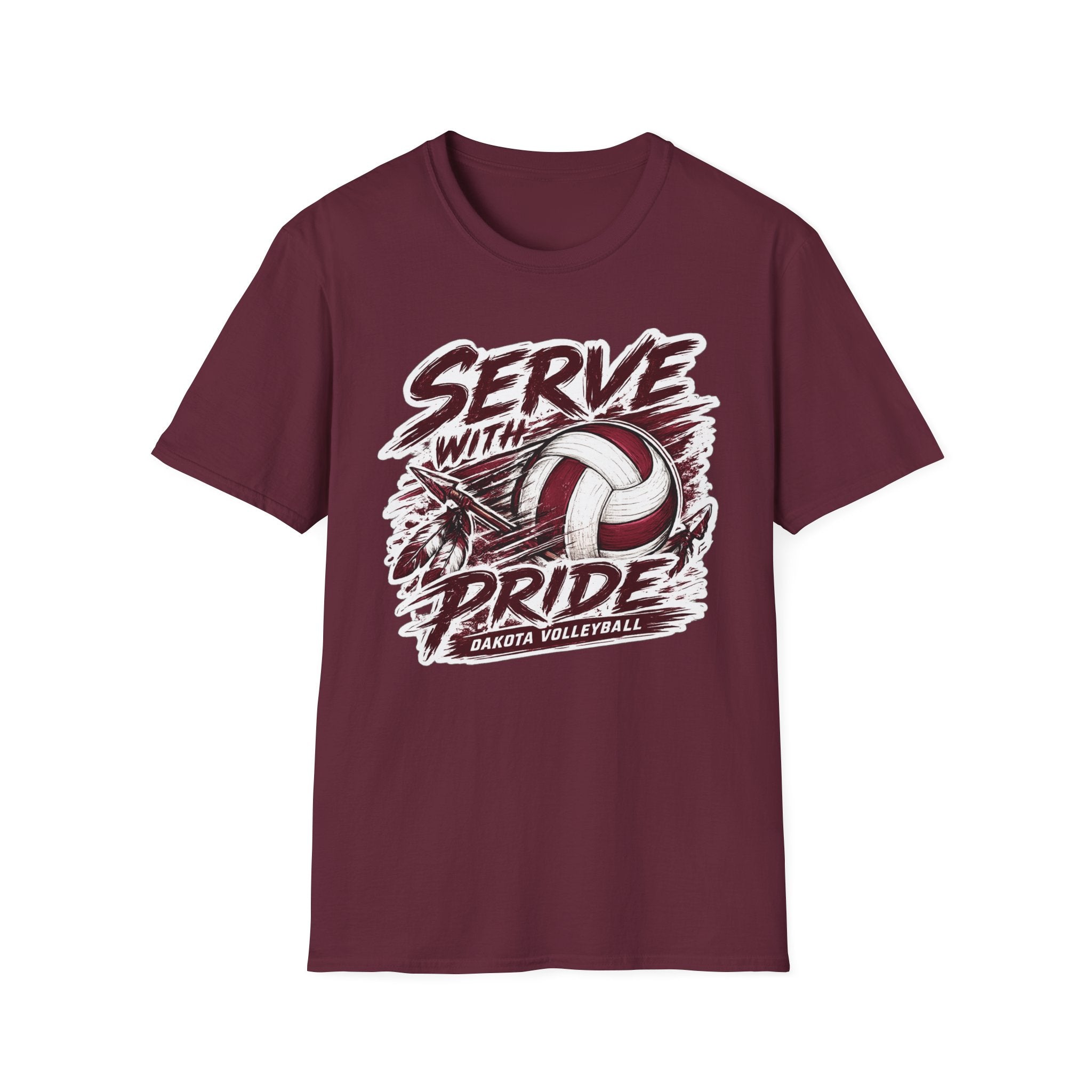 Youth Dakota Volleyball Serve With Pride Spirit Wear | T-Shirt, Crewneck & Hoodie