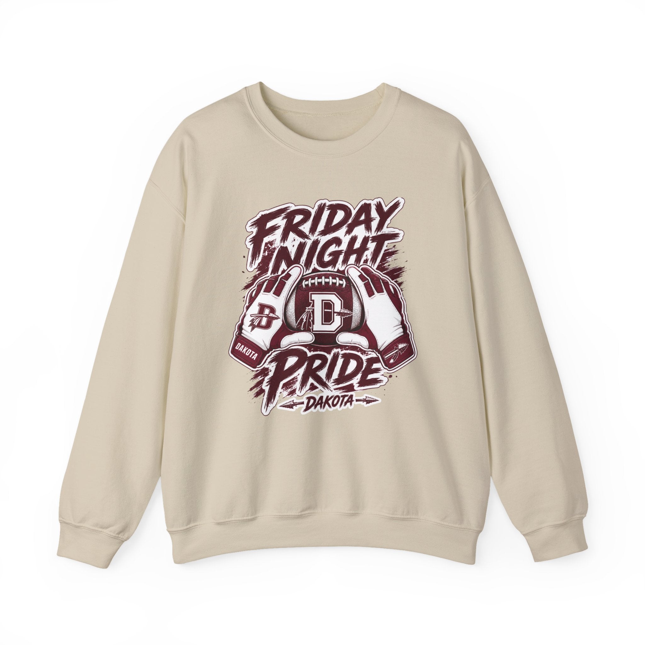 Youth Dakota Friday Night Pride Football Spirit Wear | T-Shirt, Crewneck & Hoodie
