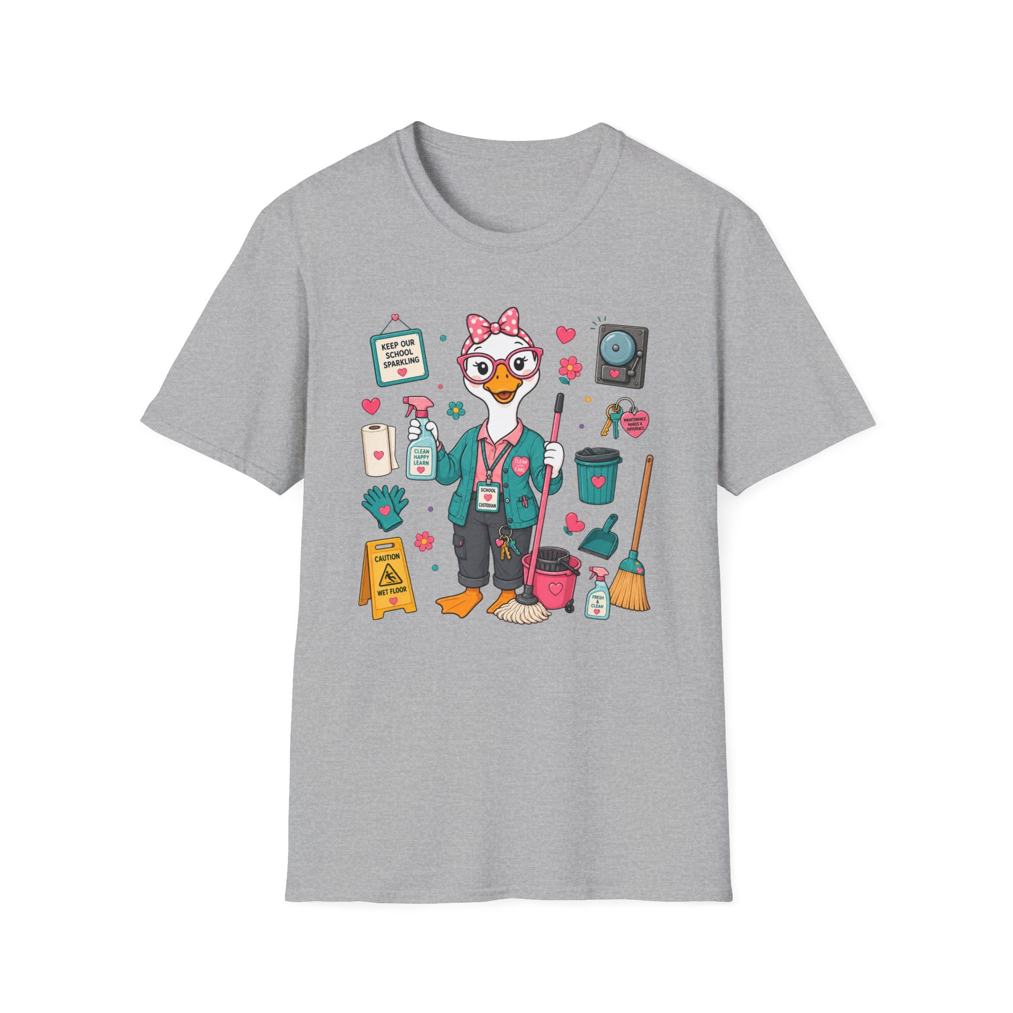 School Custodian Goose Shirt