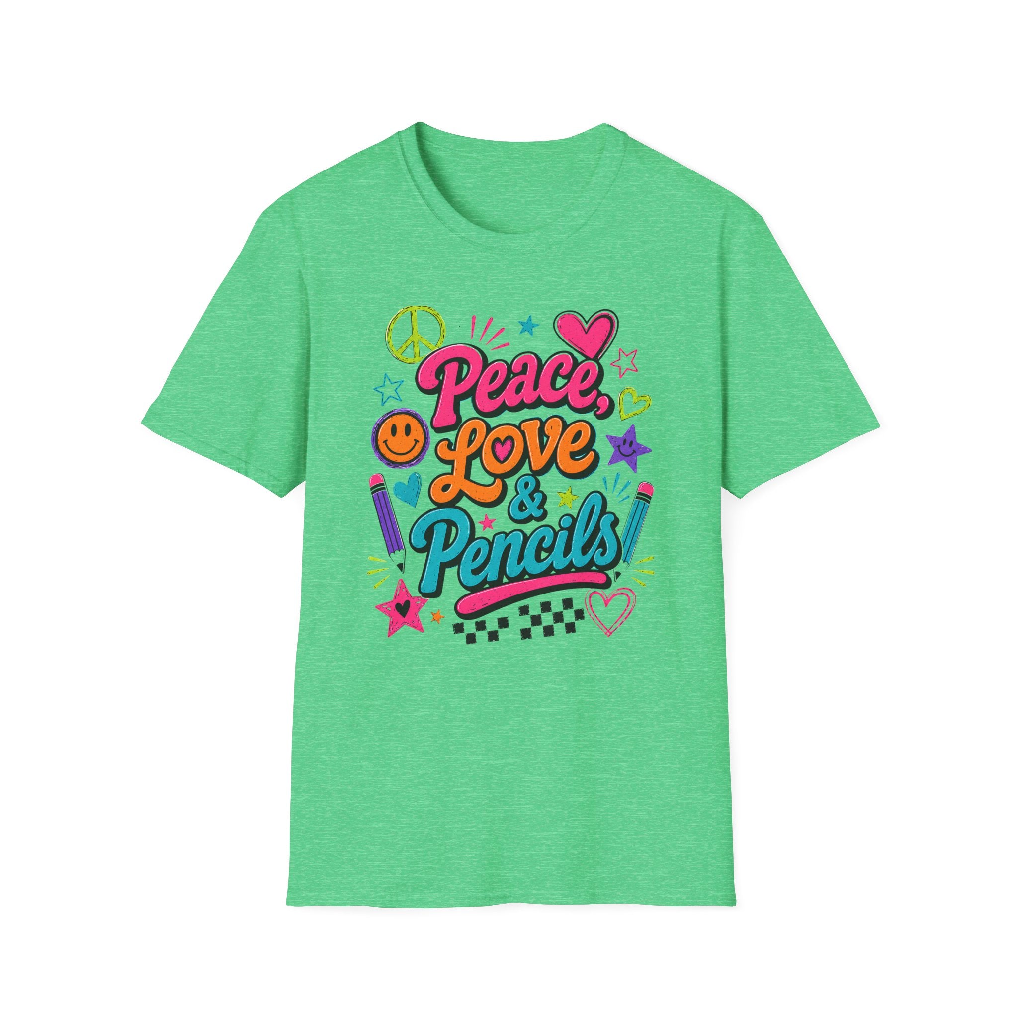 Kids Peace, Love & Pencils Shirt