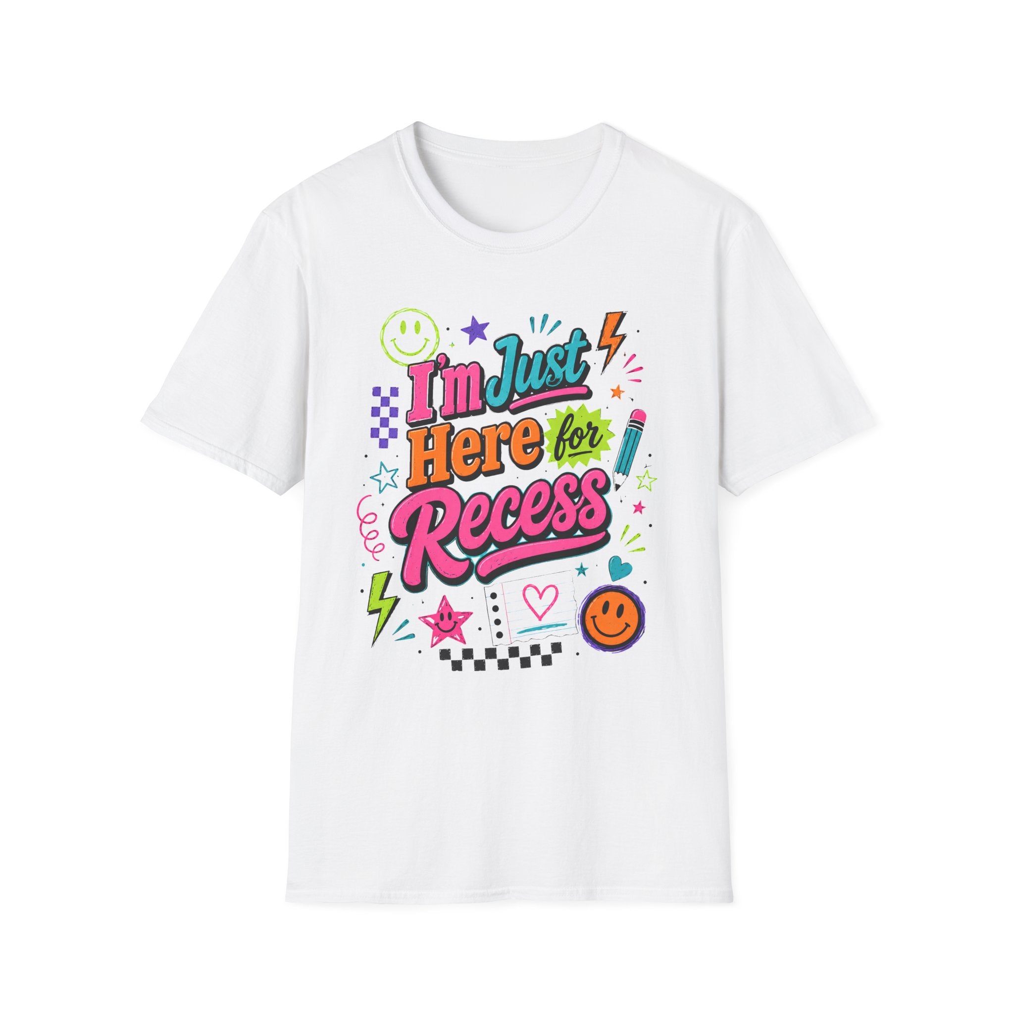 Kids I’m Just Here for Recess Shirt