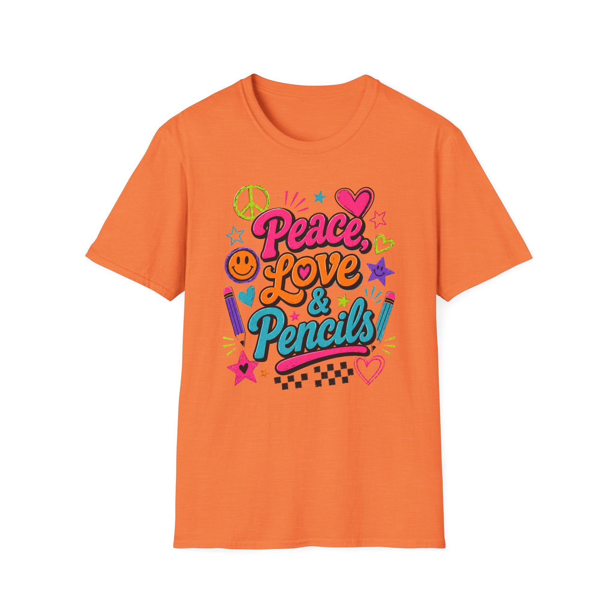 Kids Peace, Love & Pencils Shirt