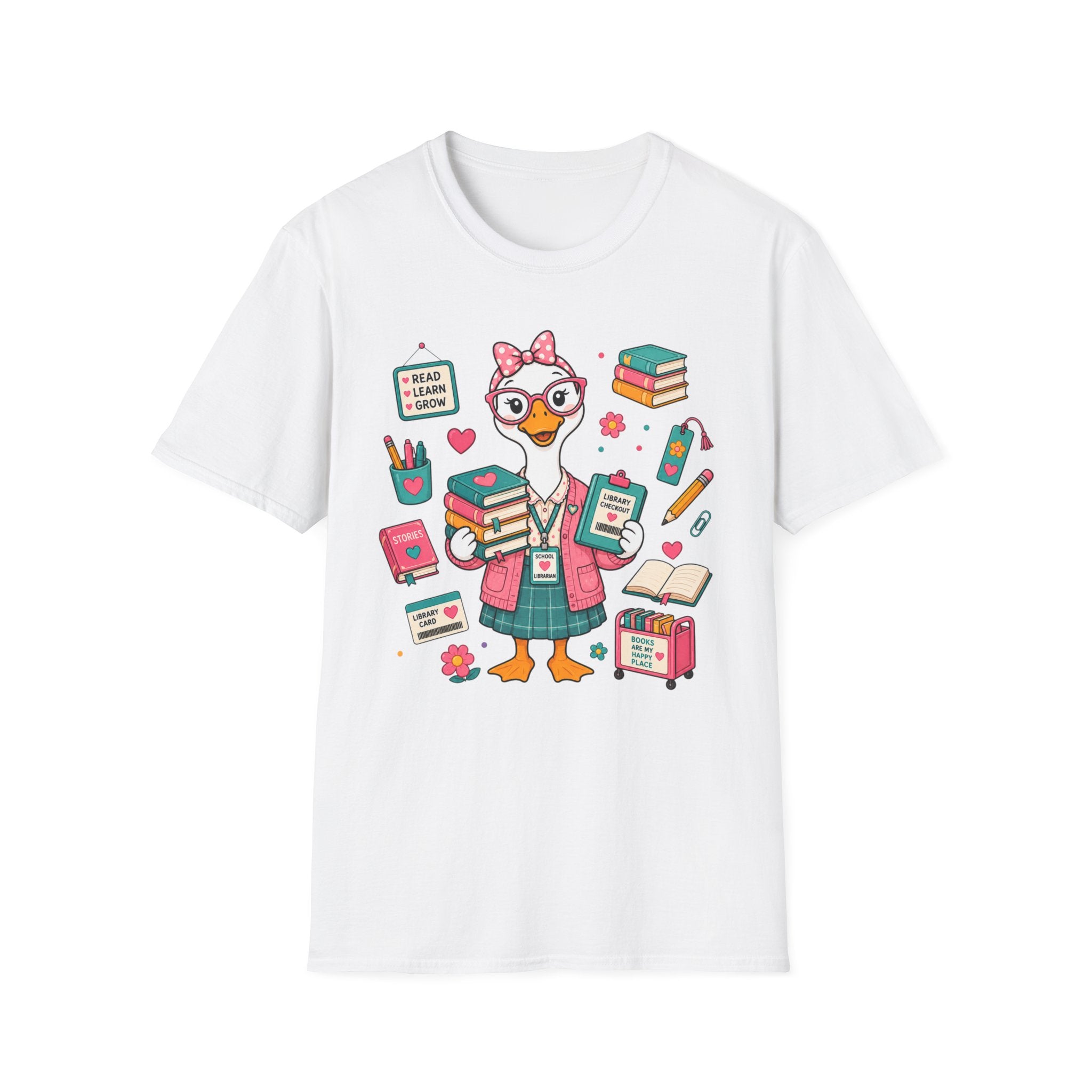 School Librarian Goose Shirt