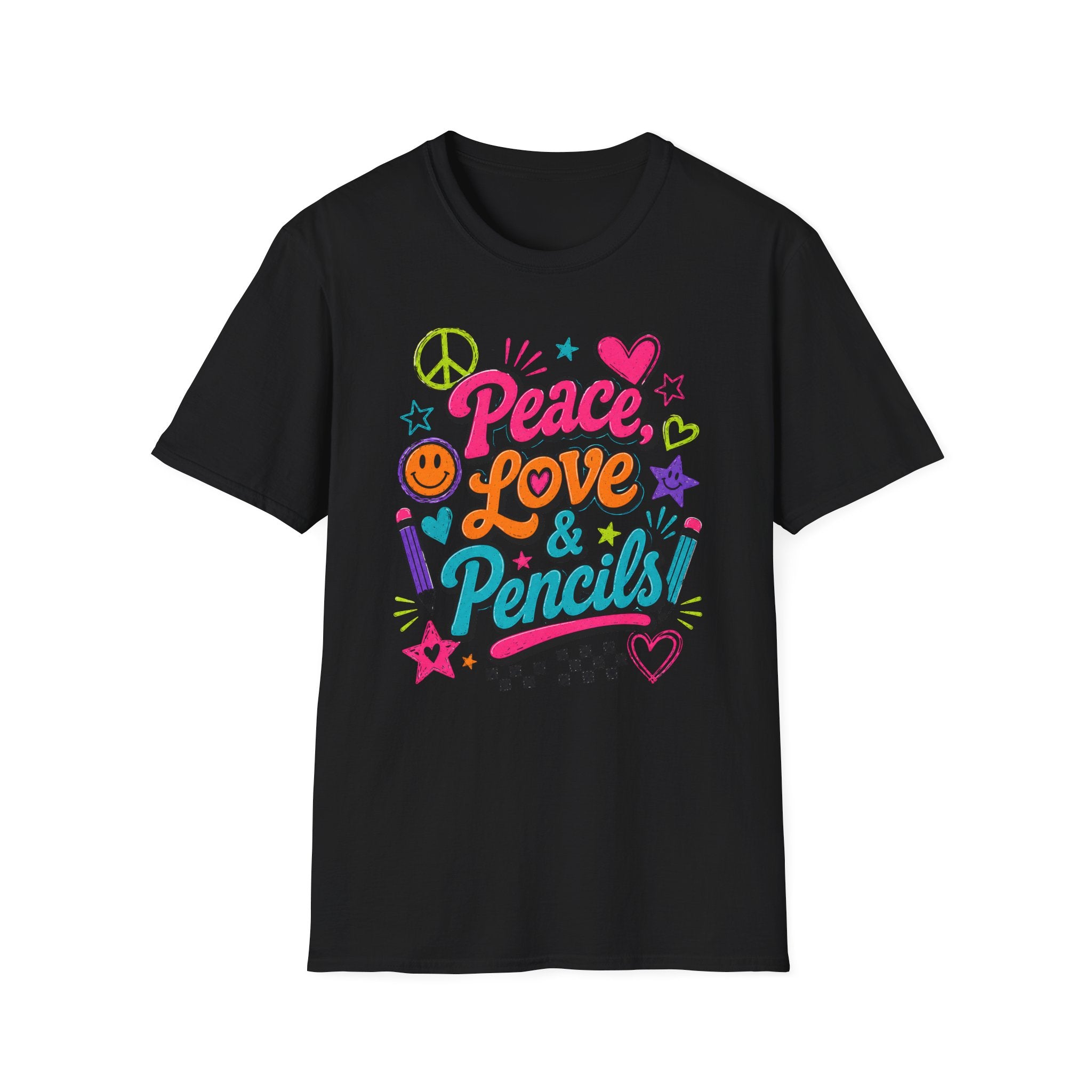 Kids Peace, Love & Pencils Shirt